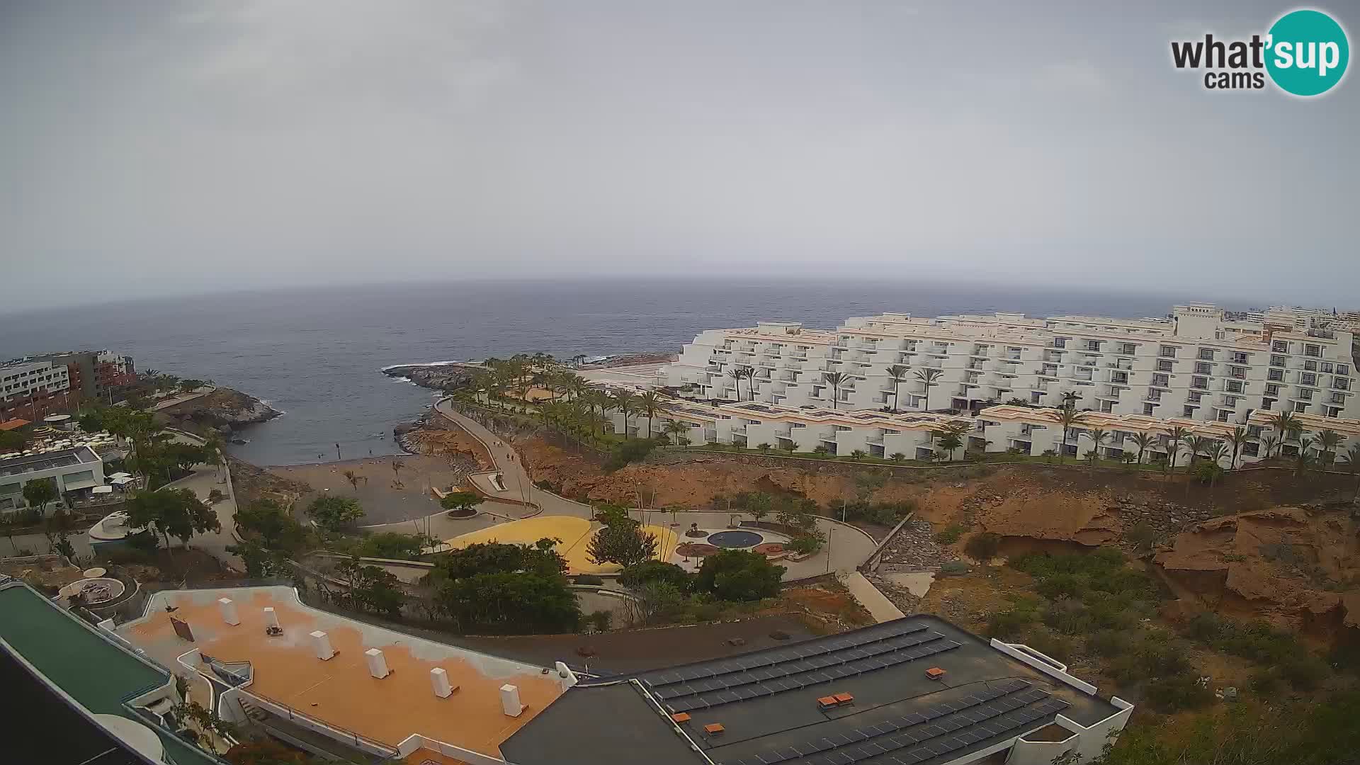 Live webcam Playa de Las Galgas – Playa Paraiso – La Gomera island – Adeje – Tenerife