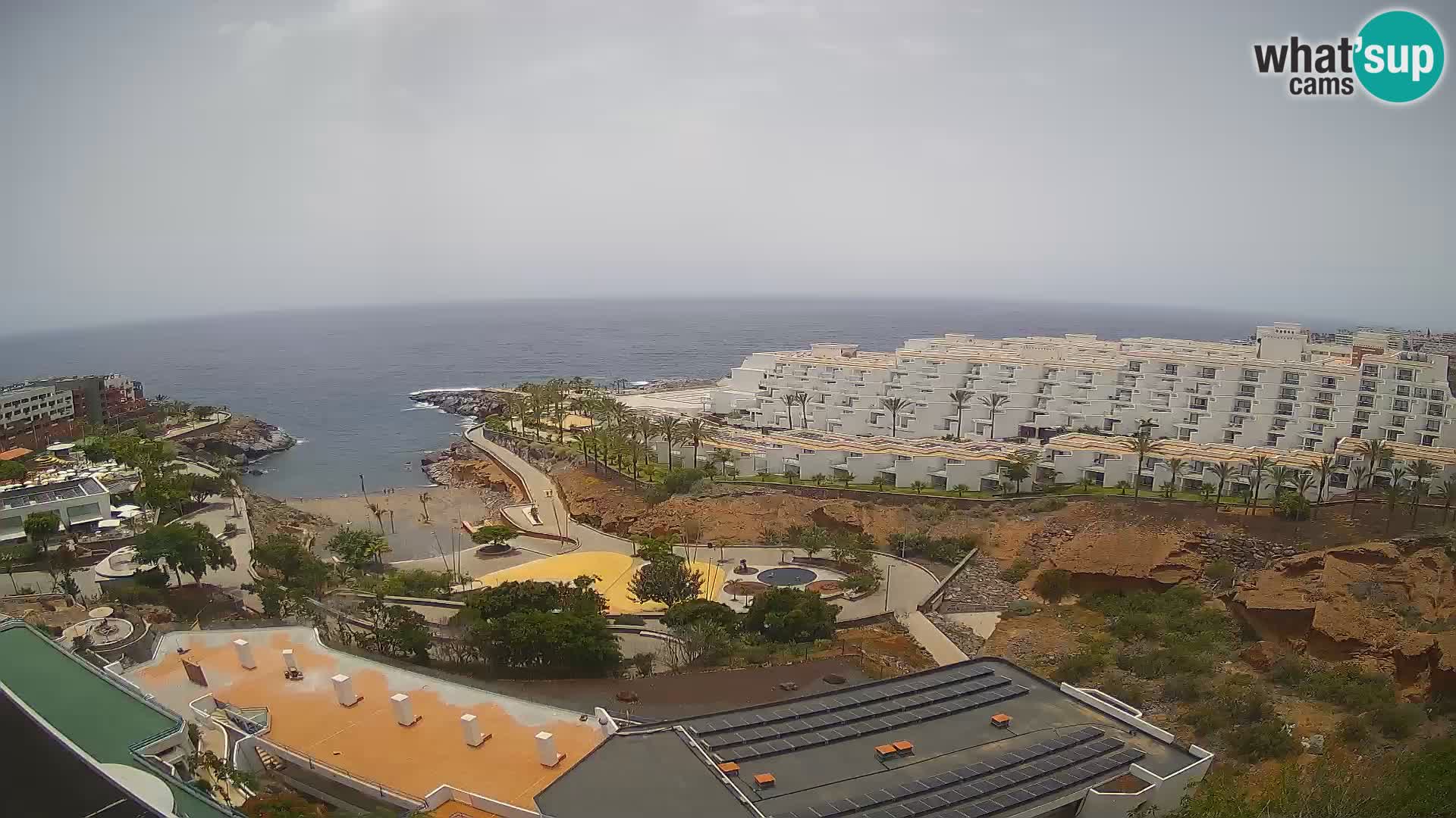 Live webcam Playa de Las Galgas – Playa Paraiso – La Gomera island – Adeje – Tenerife