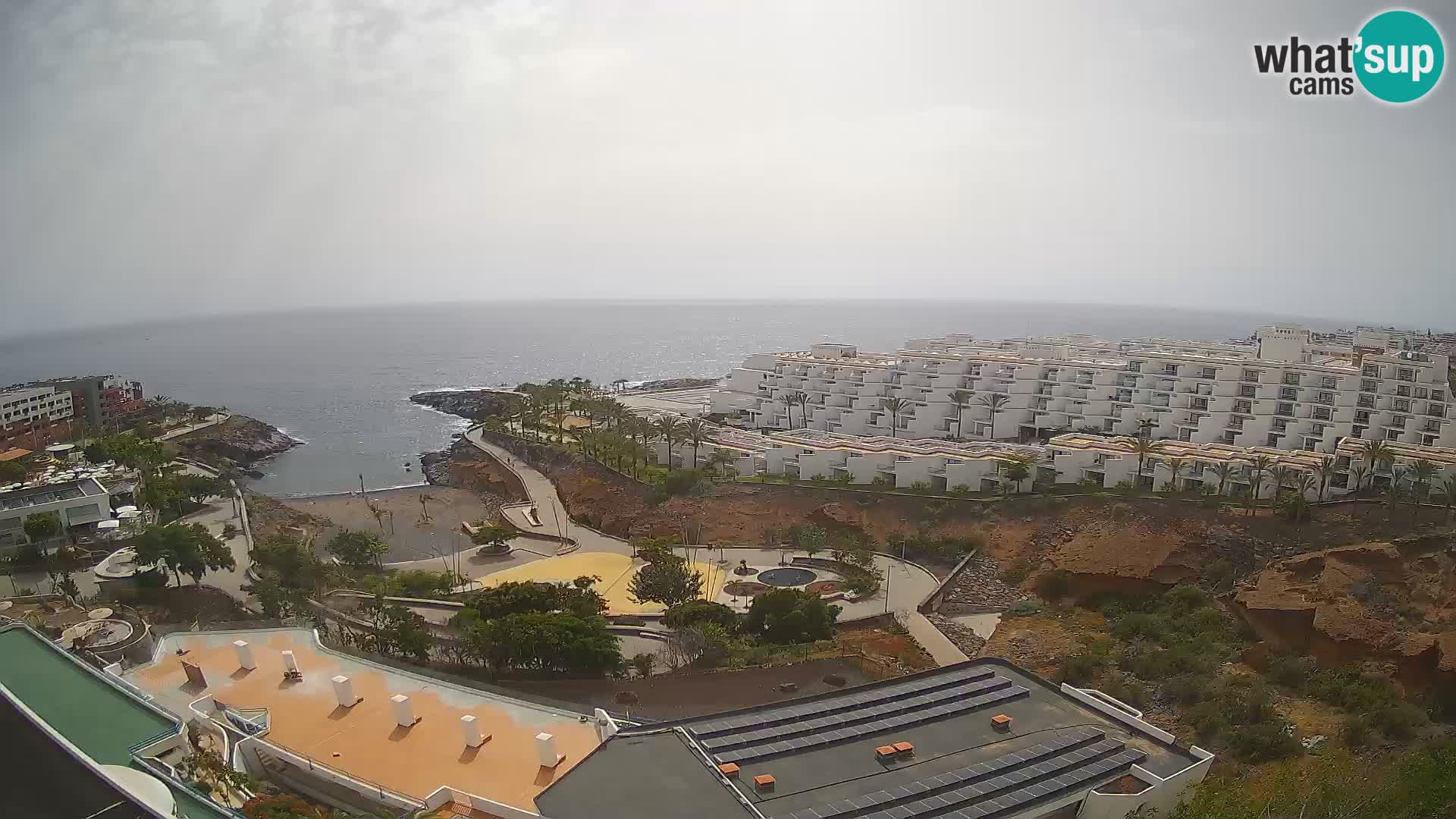 Live webcam Playa de Las Galgas – Playa Paraiso – La Gomera island – Adeje – Tenerife