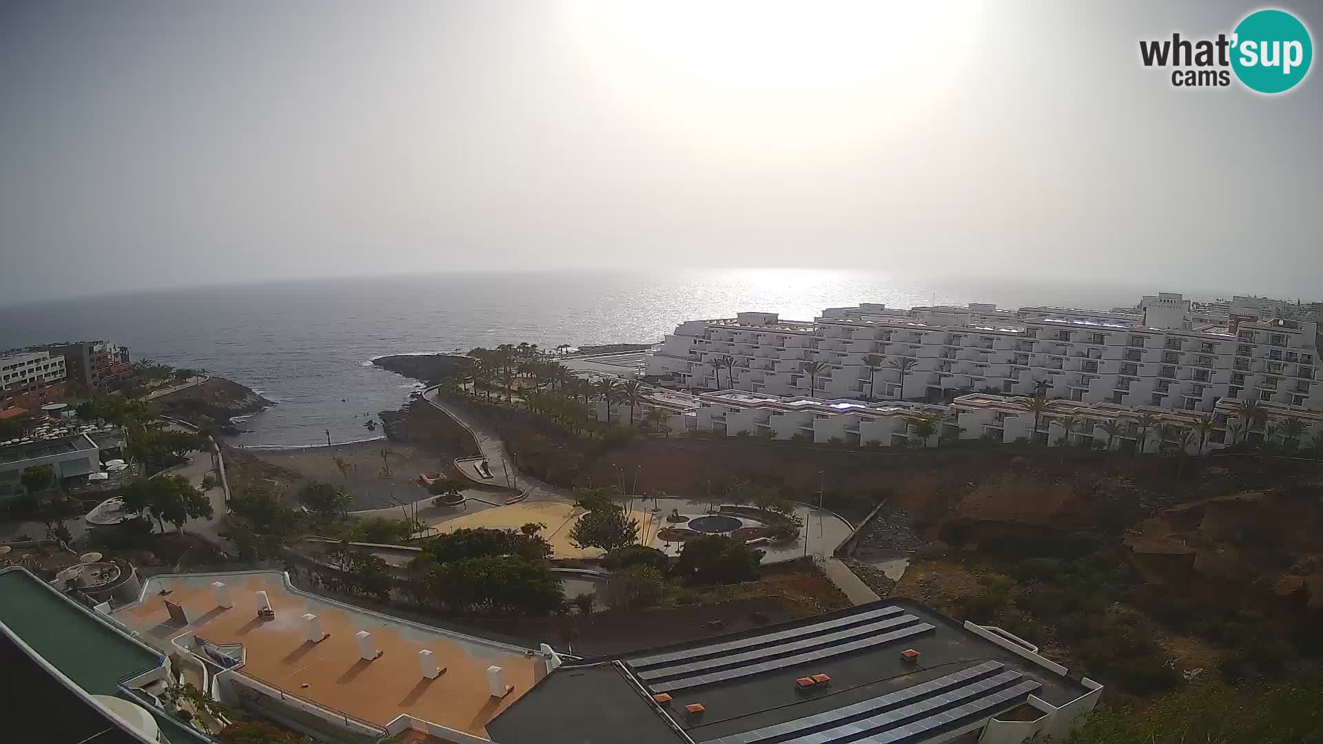 Spletna kamera v živo Las Galgas plaža – Playa Paraiso – otok La Gomera – Costa Adeje – Tenerife