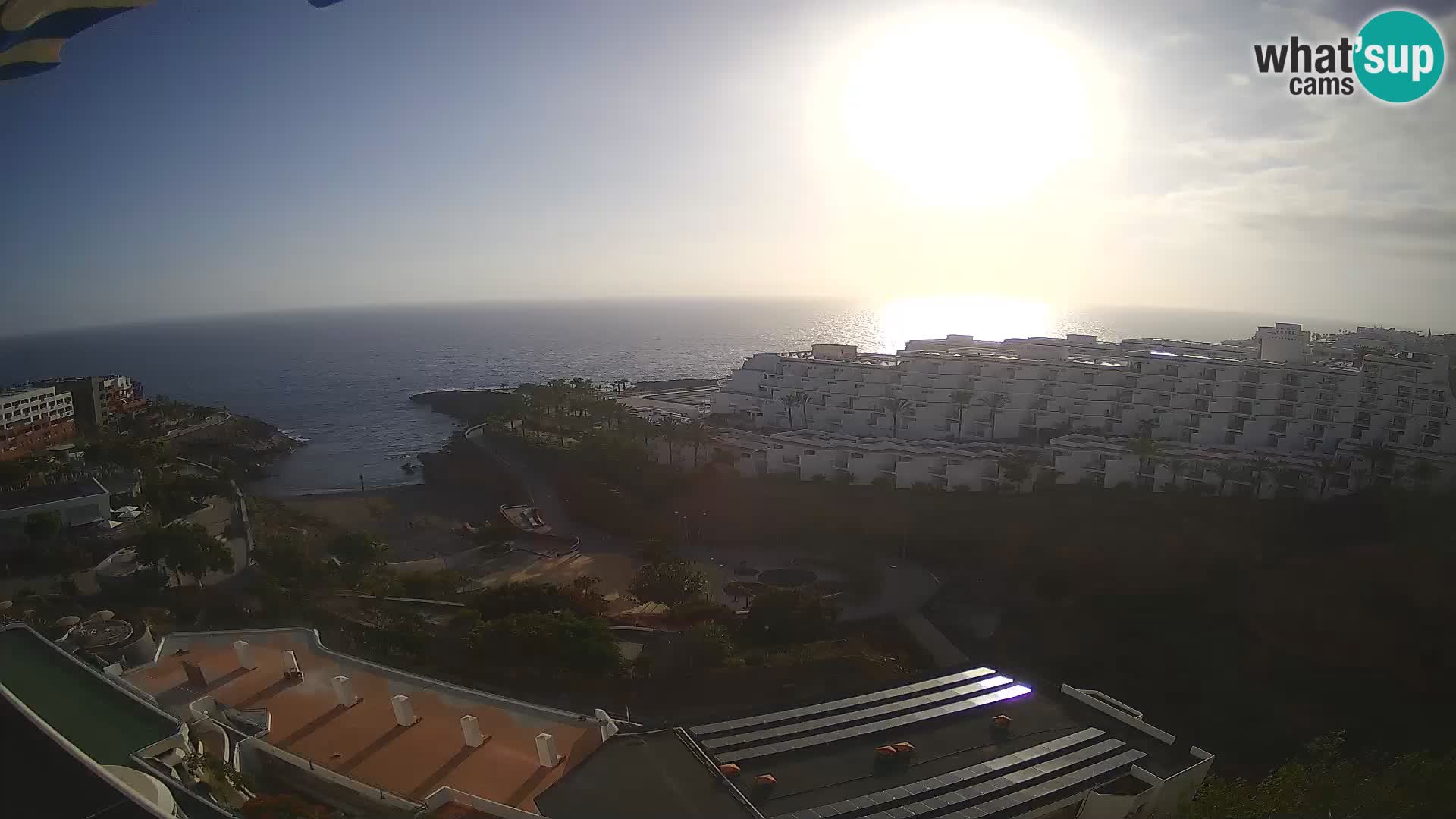 Live webcam Playa de Las Galgas – Playa Paraiso – La Gomera island – Adeje – Tenerife