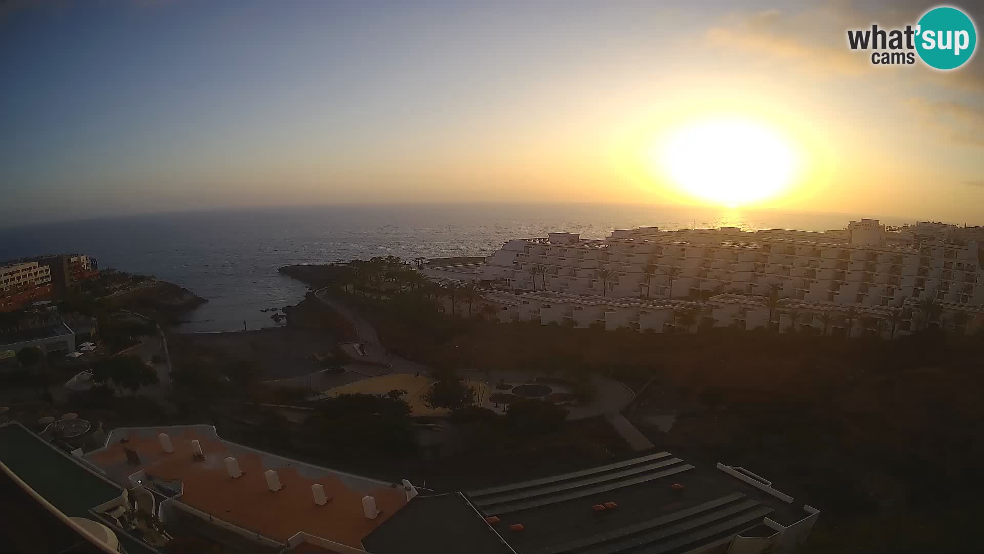 Live webcam Playa de Las Galgas – Playa Paraiso – La Gomera island – Adeje – Tenerife
