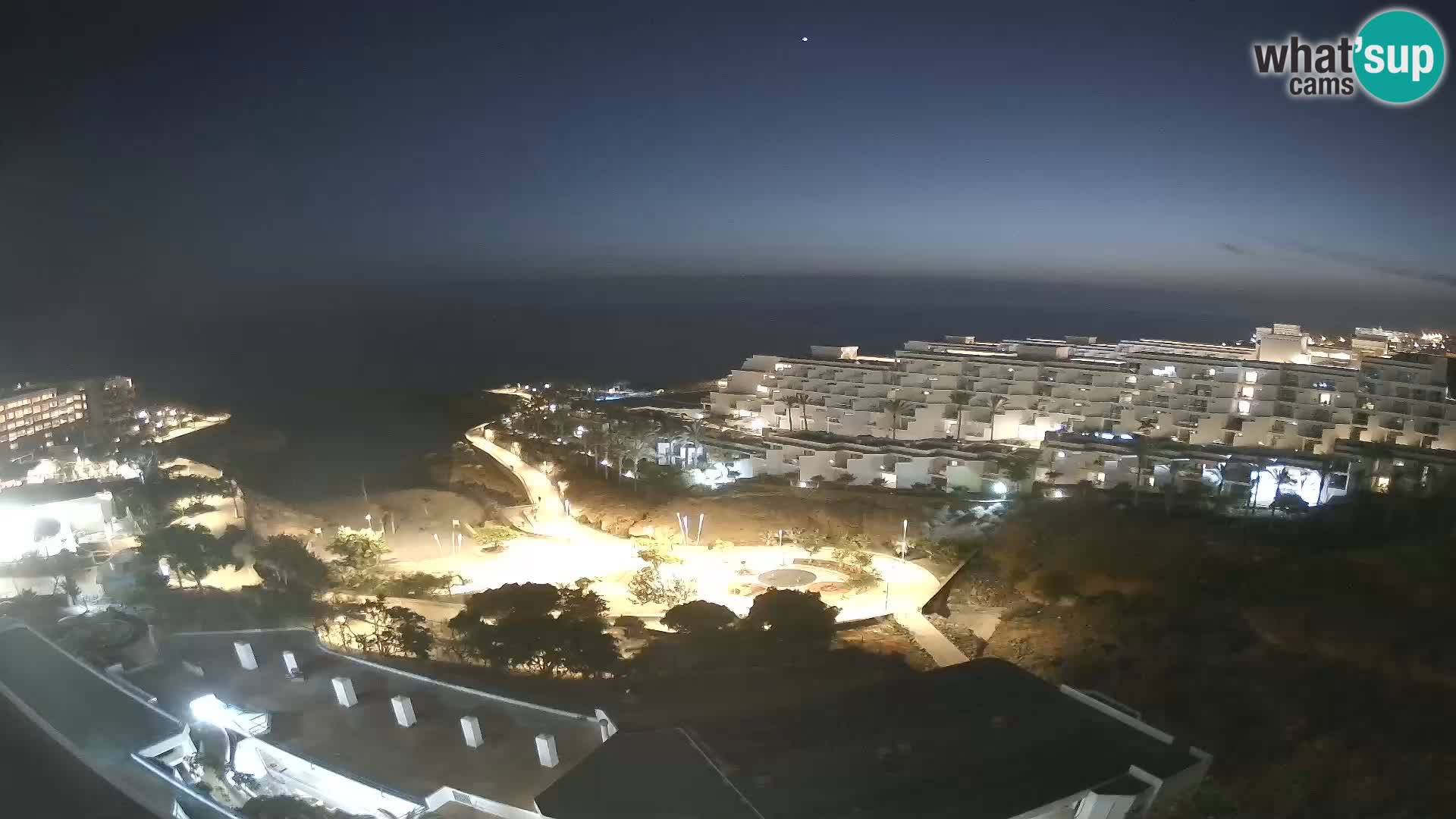 Live webcam Playa de Las Galgas – Playa Paraiso – La Gomera island – Adeje – Tenerife