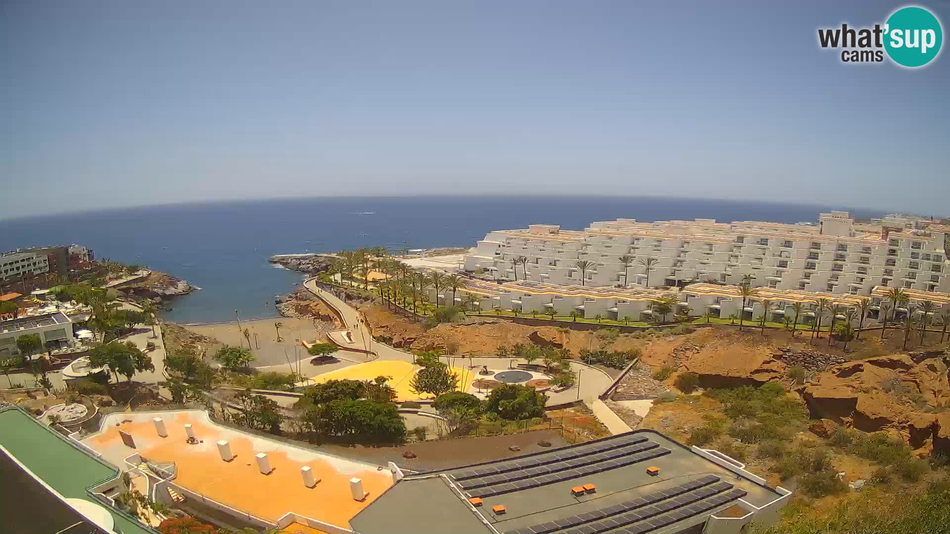 Web kamera uživo Playa de Las Galgas – Playa Paraiso – otok La Gomera – Costa Adeje – Tenerife