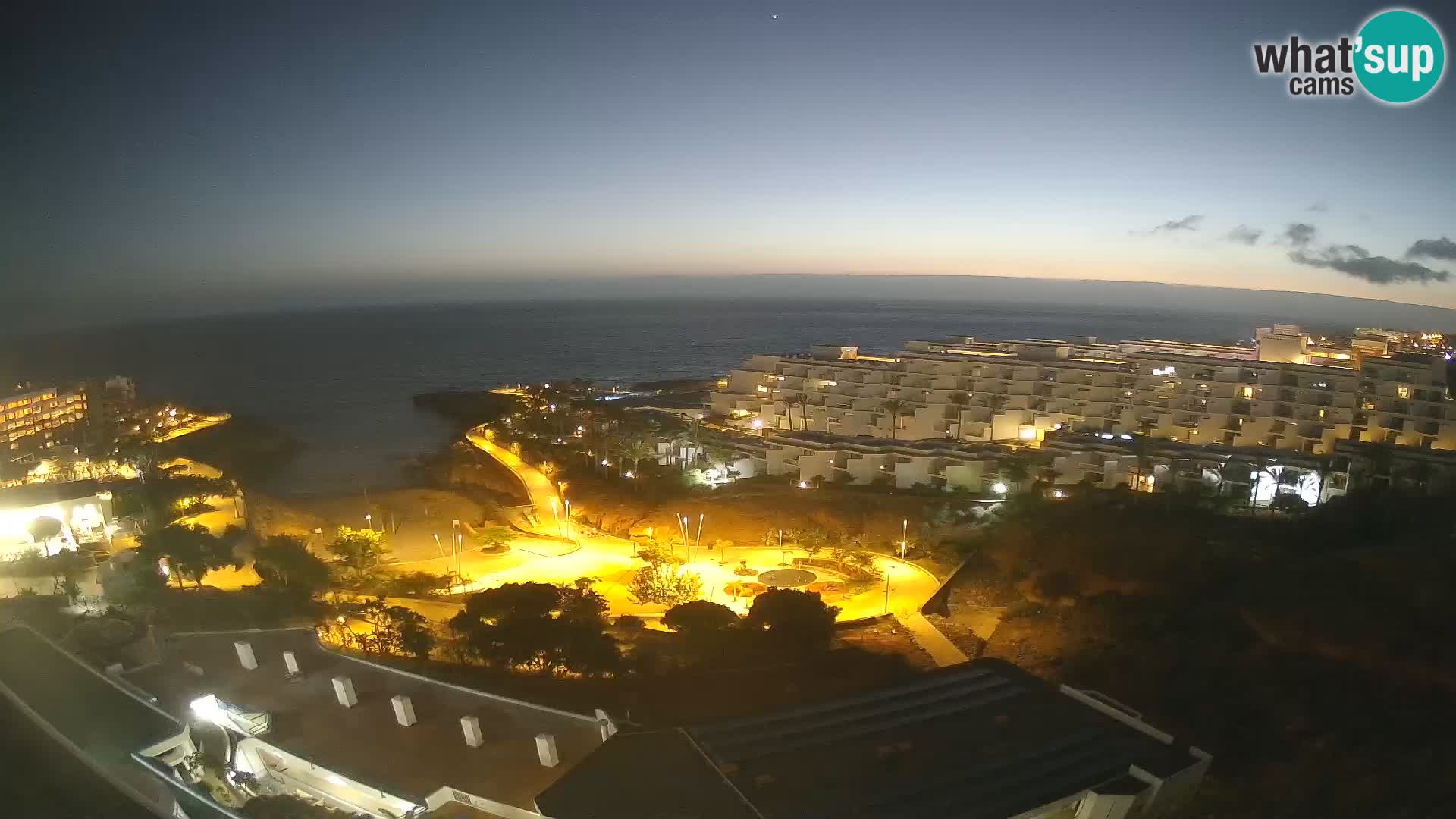 Spletna kamera v živo Las Galgas plaža – Playa Paraiso – otok La Gomera – Costa Adeje – Tenerife