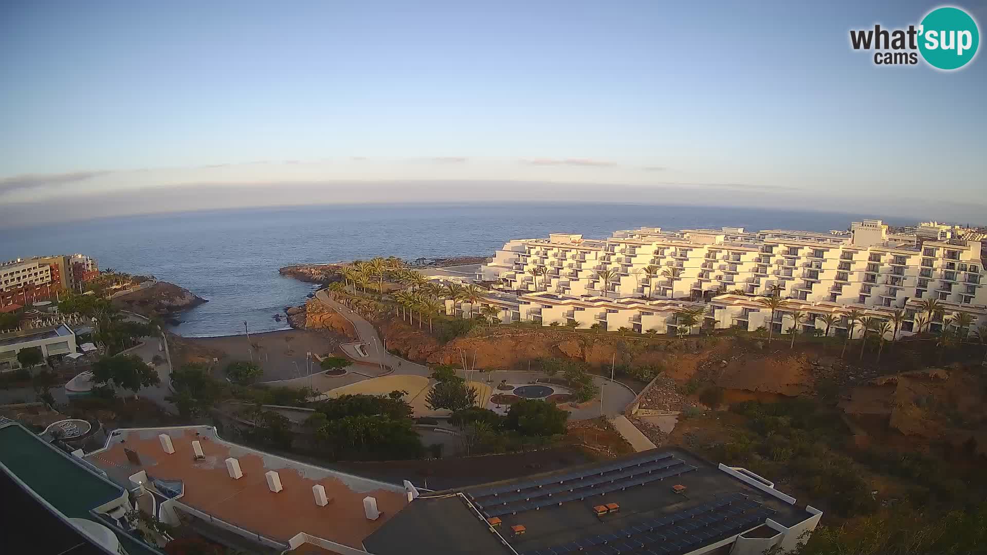 Live webcam Playa de Las Galgas – Playa Paraiso – La Gomera island – Adeje – Tenerife