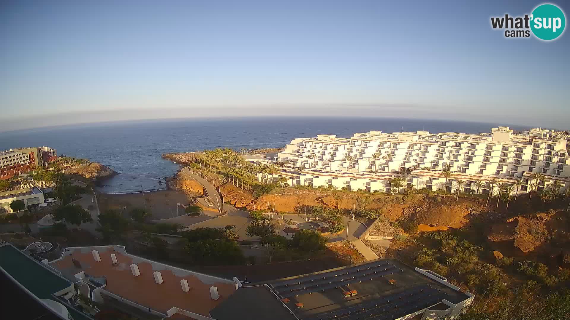 Live webcam Playa de Las Galgas – Playa Paraiso – La Gomera island – Adeje – Tenerife