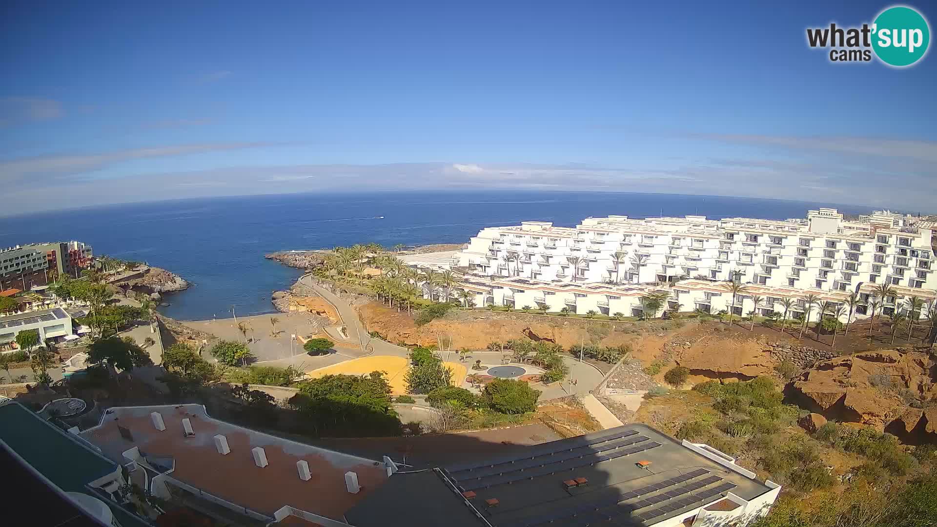 Live-Webcam Las Galgas Strand – Playa Paraiso – Insel La Gomera – Costa Adeje – Teneriffa