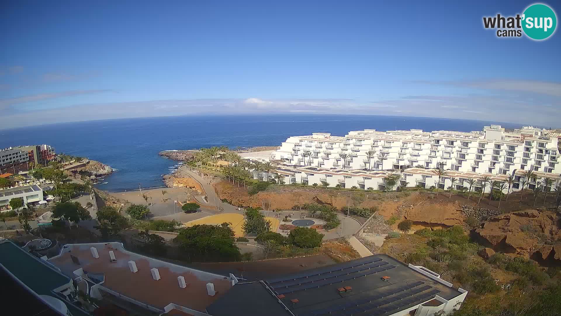 Webcam en vivo Playa de Las Galgas – Playa Paraíso – Isla de La Gomera – Costa Adeje – Tenerife