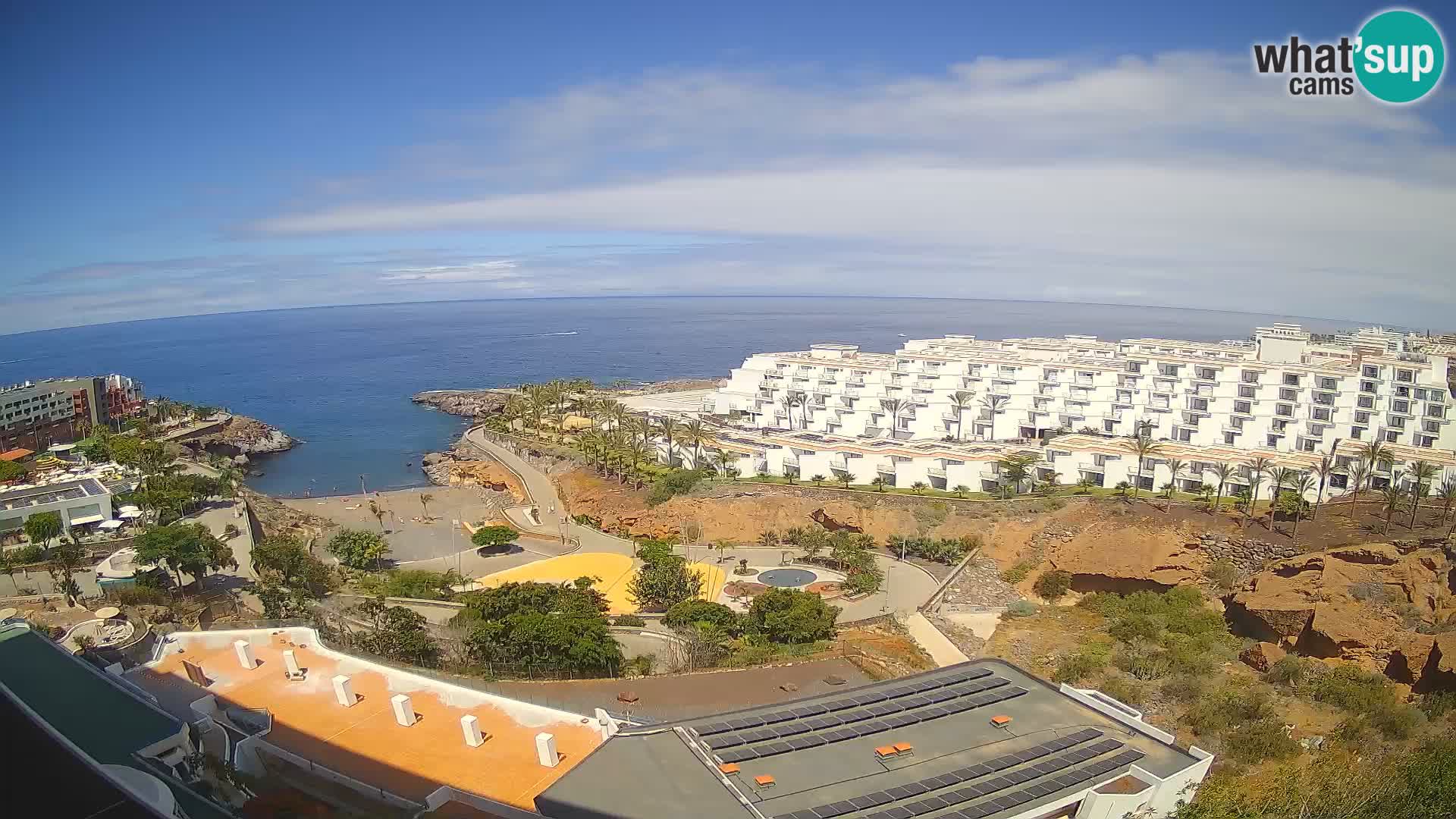 Webcam live spiaggia Las Galgas – Playa Paraiso – Isola La Gomera – Costa Adeje – Tenerife