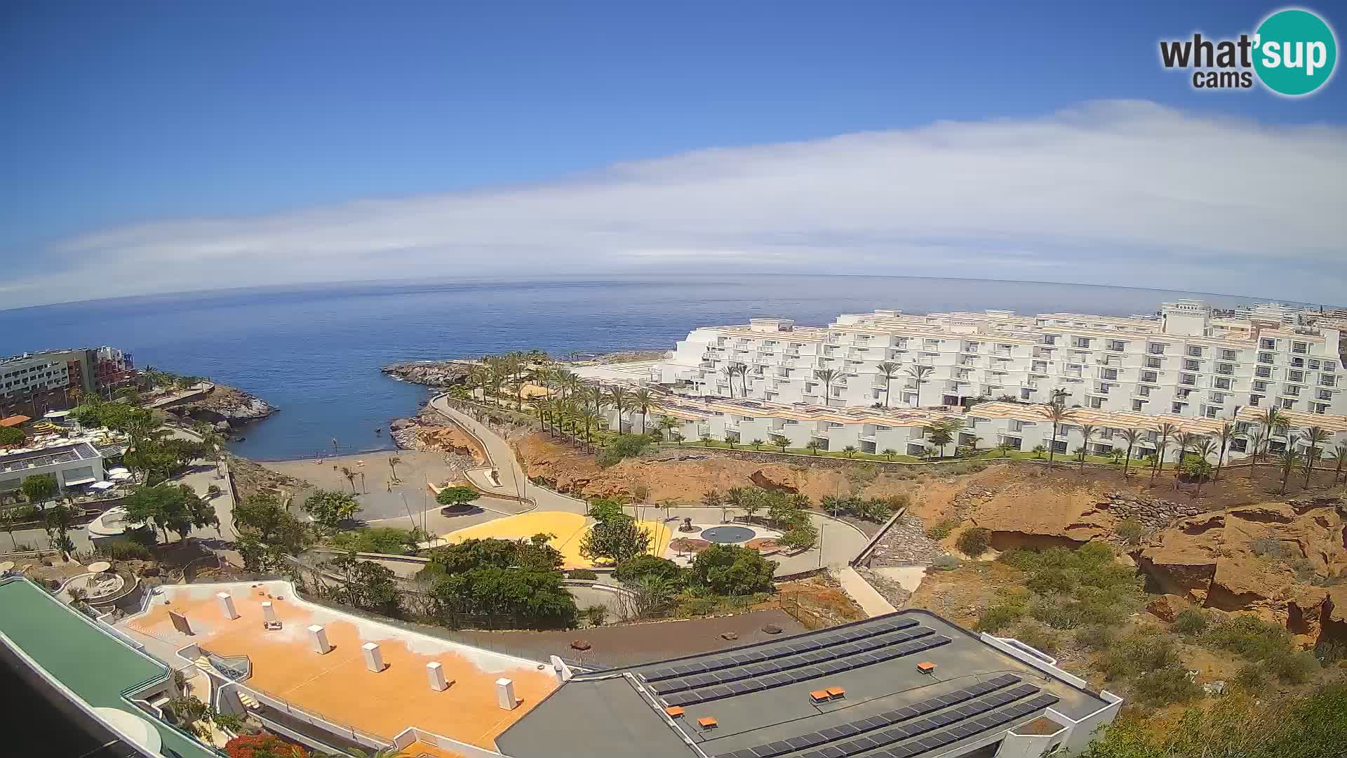 Webcam en vivo Playa de Las Galgas – Playa Paraíso – Isla de La Gomera – Costa Adeje – Tenerife