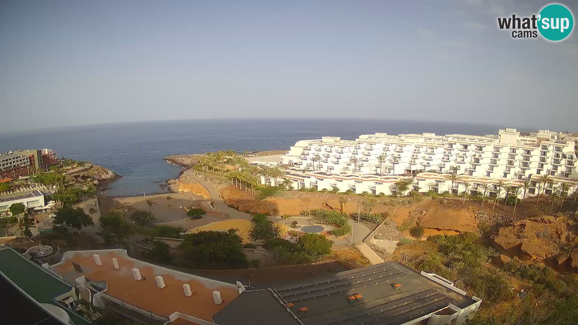 Live webcam Playa de Las Galgas – Playa Paraiso – La Gomera island – Adeje – Tenerife