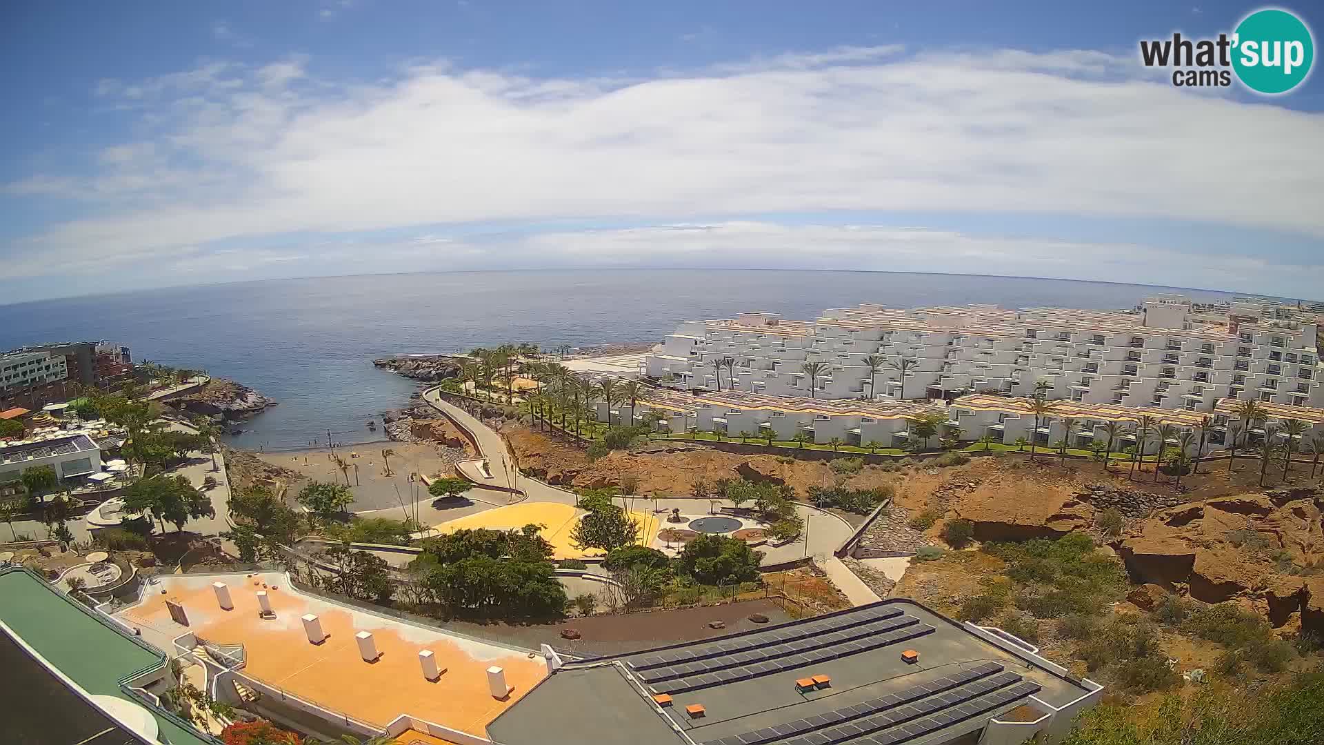 Webcam live spiaggia Las Galgas – Playa Paraiso – Isola La Gomera – Costa Adeje – Tenerife