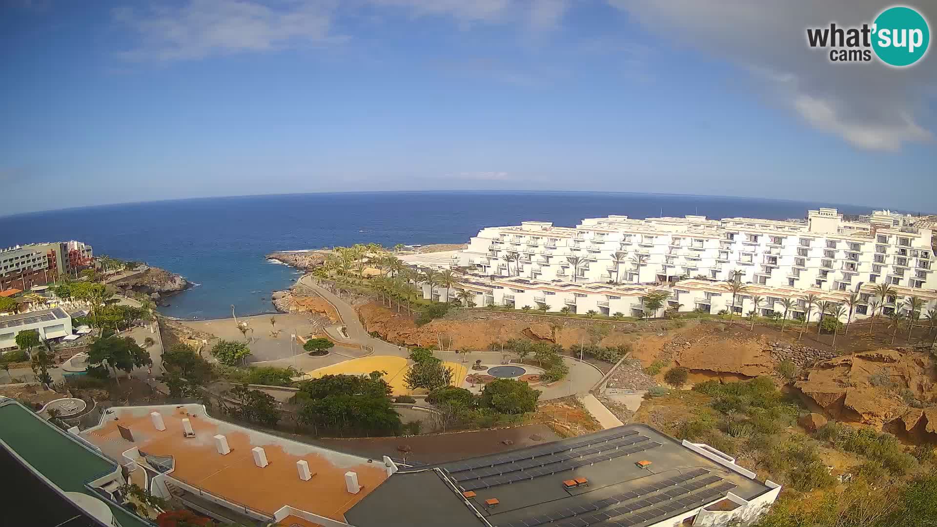 Web kamera uživo Playa de Las Galgas – Playa Paraiso – otok La Gomera – Costa Adeje – Tenerife