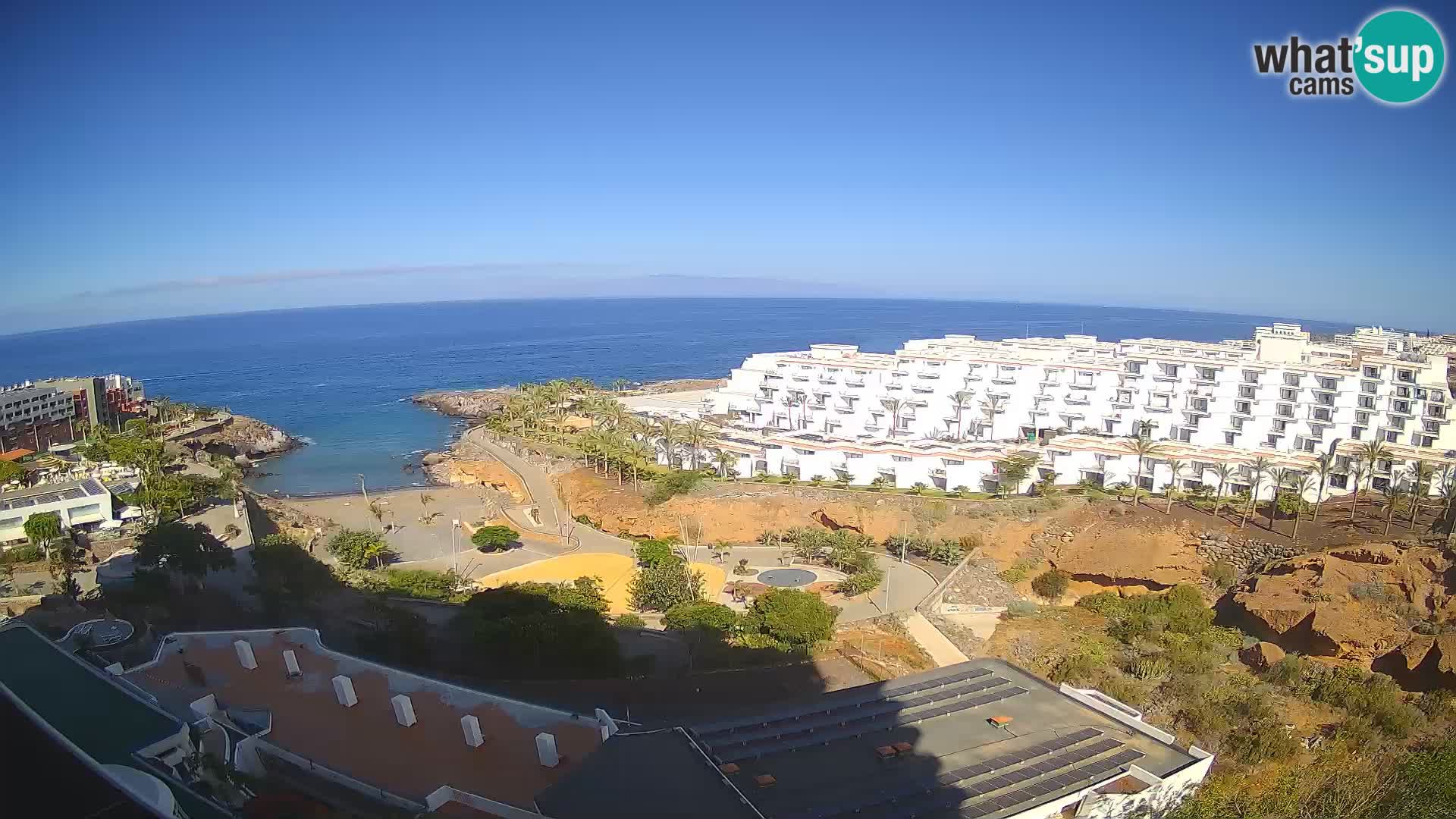 Web kamera uživo Playa de Las Galgas – Playa Paraiso – otok La Gomera – Costa Adeje – Tenerife
