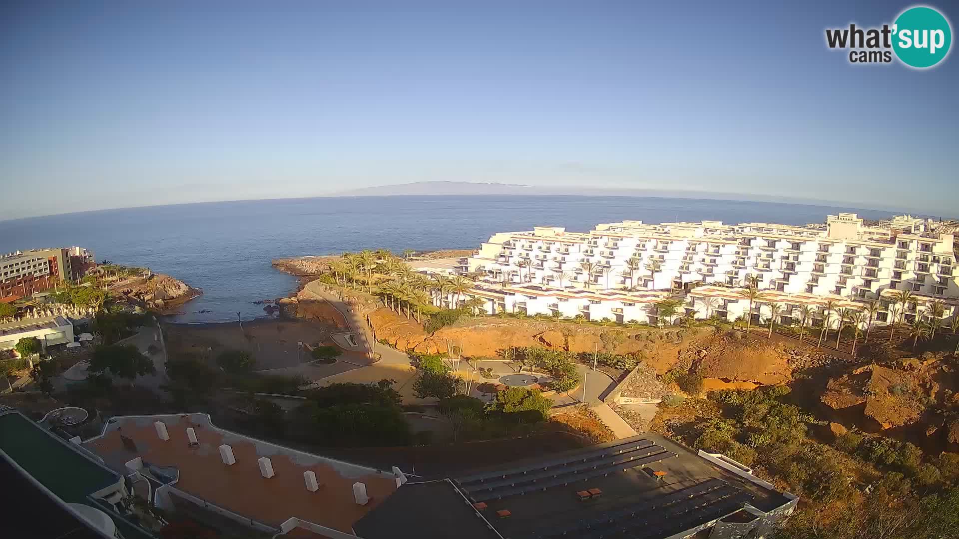 Web kamera uživo Playa de Las Galgas – Playa Paraiso – otok La Gomera – Costa Adeje – Tenerife