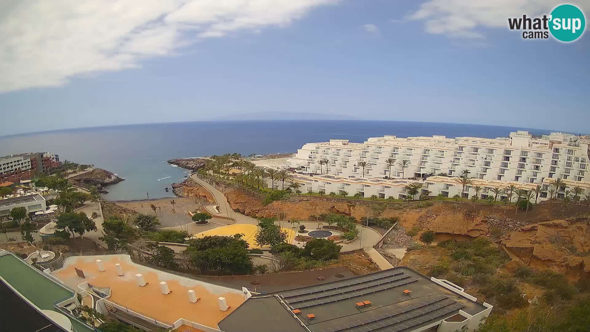 Webcam en direct Playa de Las Galgas – Playa Paraiso – île de La Gomera – Costa Adeje – Tenerife
