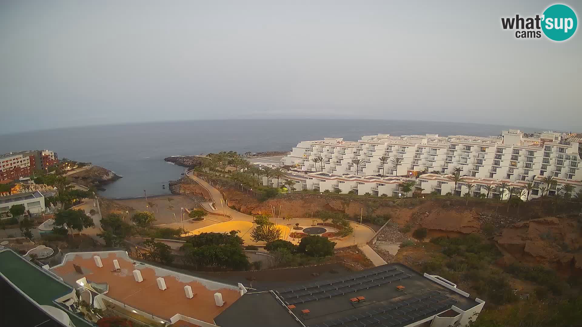 Live webcam Playa de Las Galgas – Playa Paraiso – La Gomera island – Adeje – Tenerife