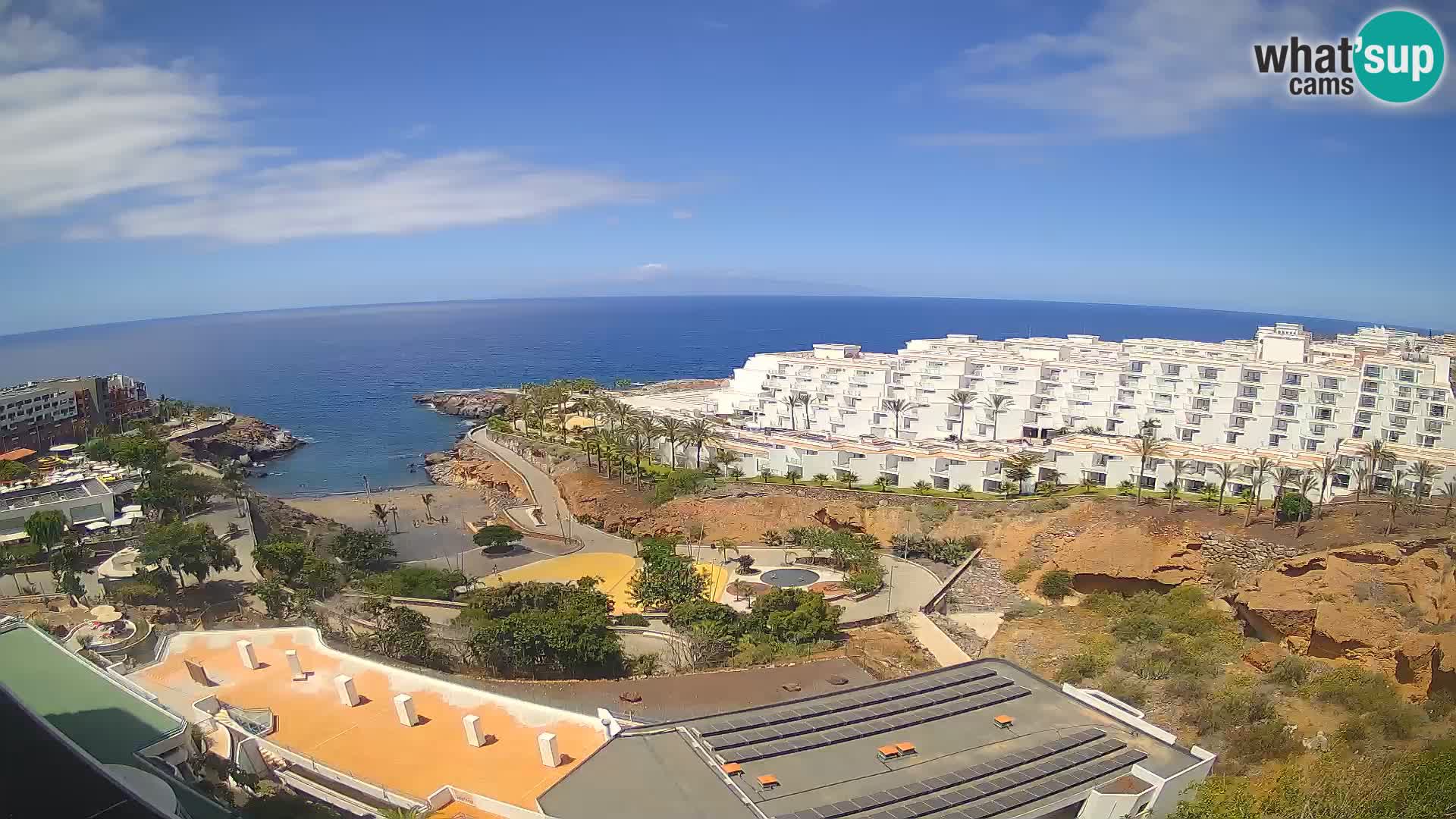 Live-Webcam Las Galgas Strand – Playa Paraiso – Insel La Gomera – Costa Adeje – Teneriffa