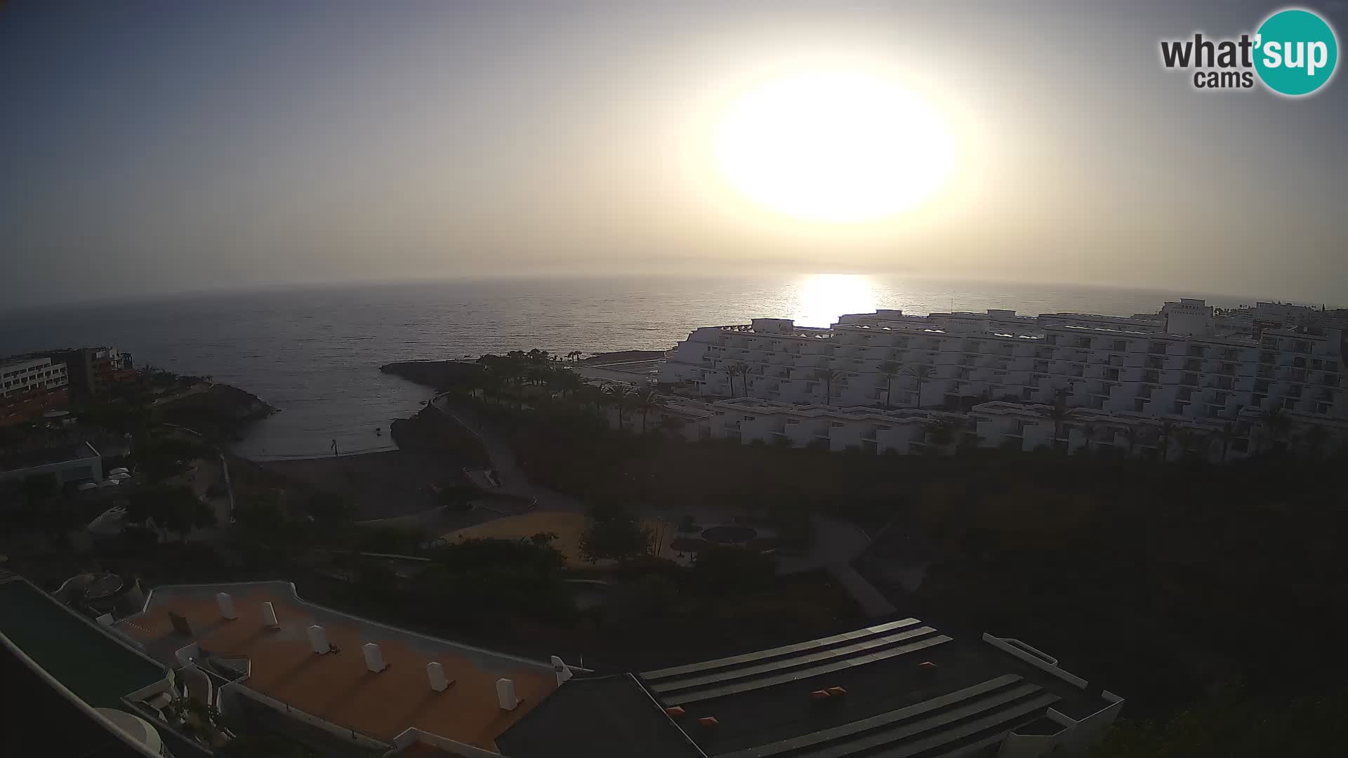 Live webcam Playa de Las Galgas – Playa Paraiso – La Gomera island – Adeje – Tenerife