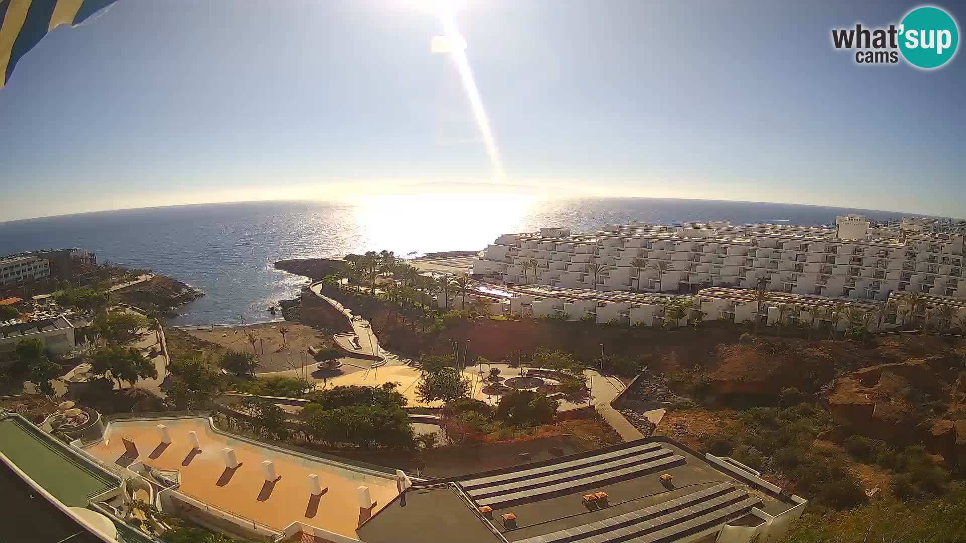 Live webcam Playa de Las Galgas – Playa Paraiso – La Gomera island – Adeje – Tenerife