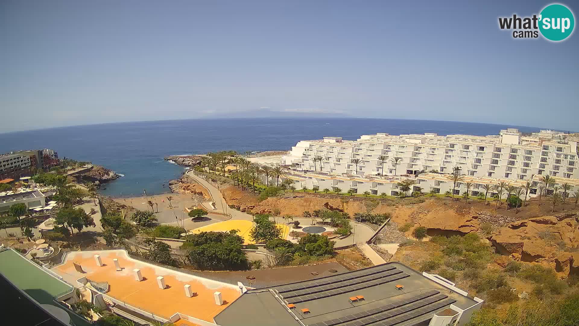 Webcam live spiaggia Las Galgas – Playa Paraiso – Isola La Gomera – Costa Adeje – Tenerife