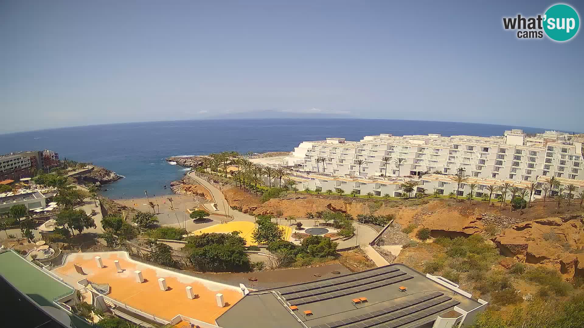 Webcam live spiaggia Las Galgas – Playa Paraiso – Isola La Gomera – Costa Adeje – Tenerife