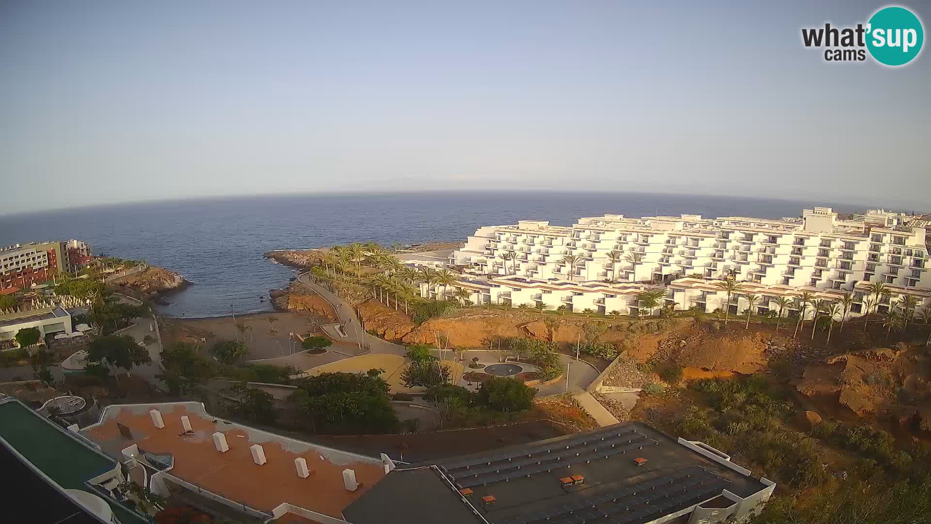 Live webcam Playa de Las Galgas – Playa Paraiso – La Gomera island – Adeje – Tenerife