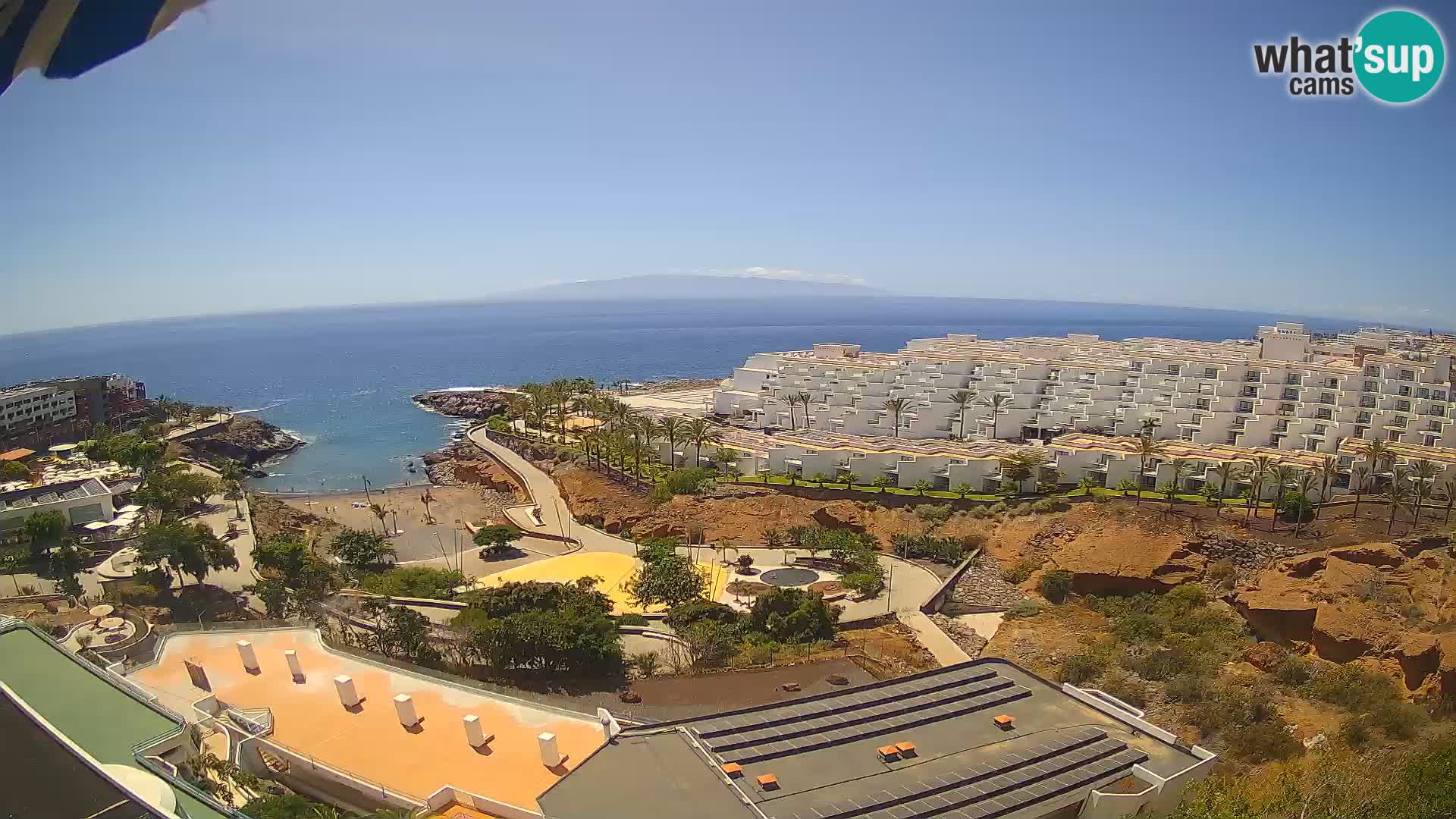 Webcam live spiaggia Las Galgas – Playa Paraiso – Isola La Gomera – Costa Adeje – Tenerife
