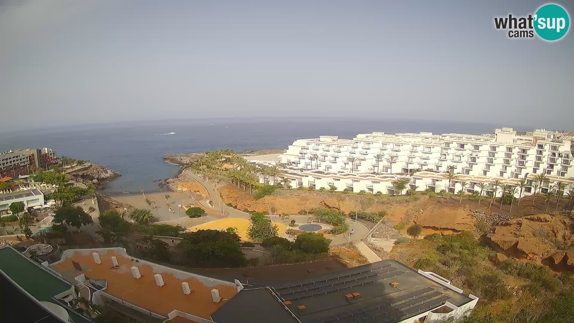Live webcam Playa de Las Galgas – Playa Paraiso – La Gomera island – Adeje – Tenerife