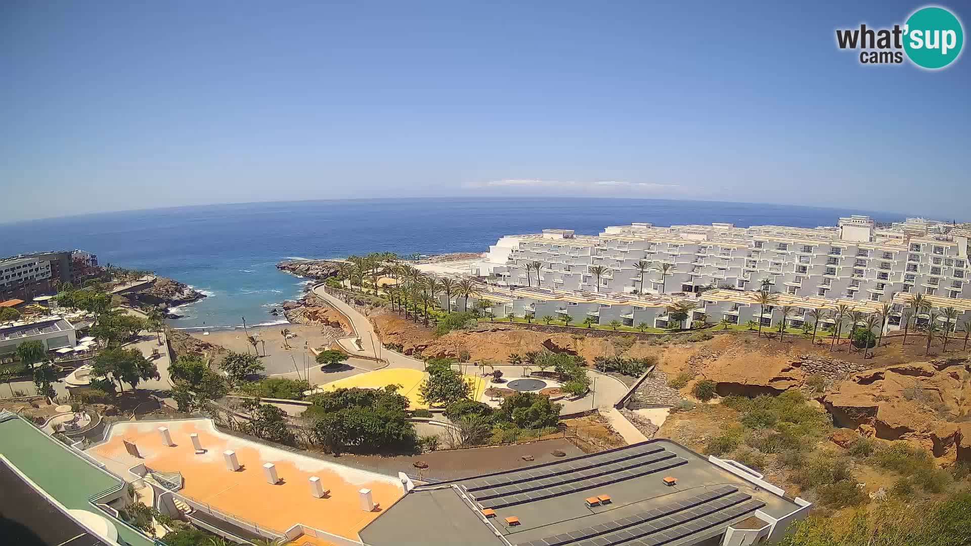 Webcam en direct Playa de Las Galgas – Playa Paraiso – île de La Gomera – Costa Adeje – Tenerife