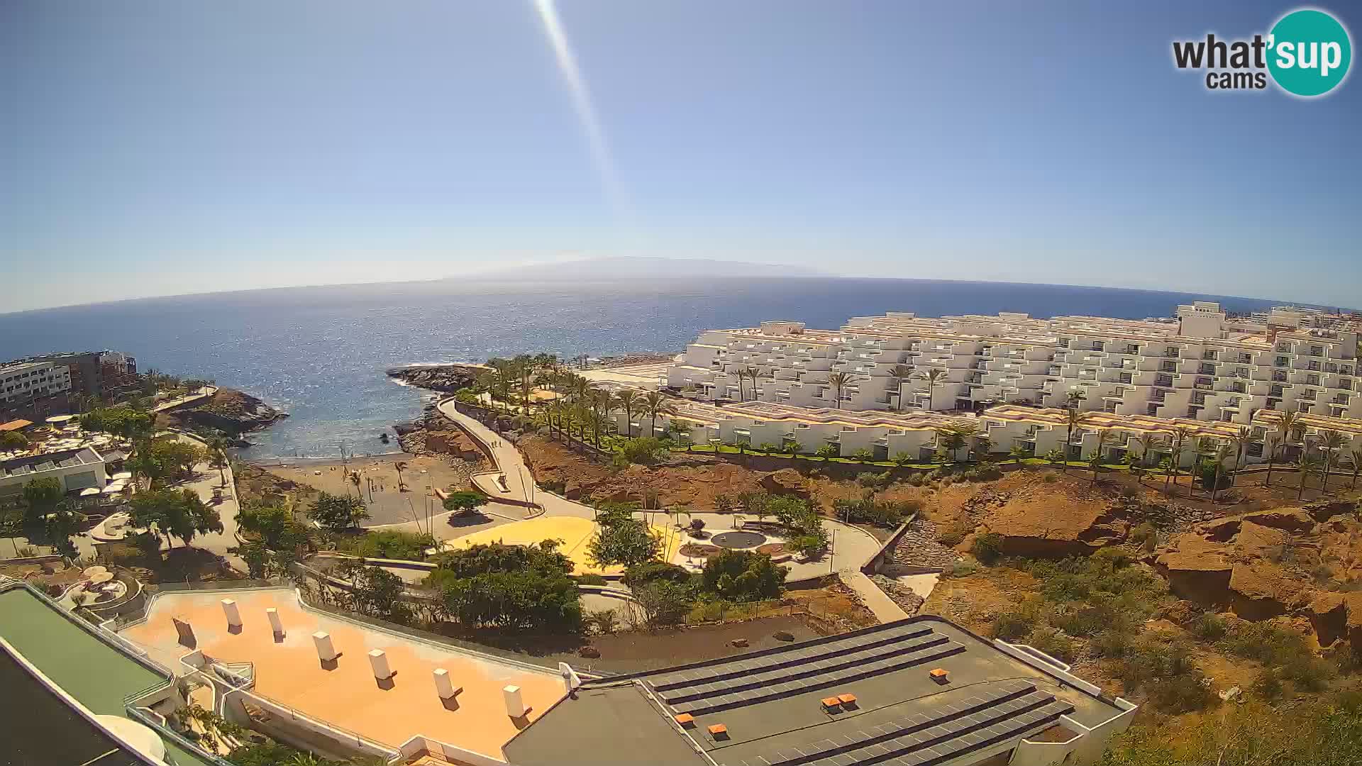 Web kamera uživo Playa de Las Galgas – Playa Paraiso – otok La Gomera – Costa Adeje – Tenerife