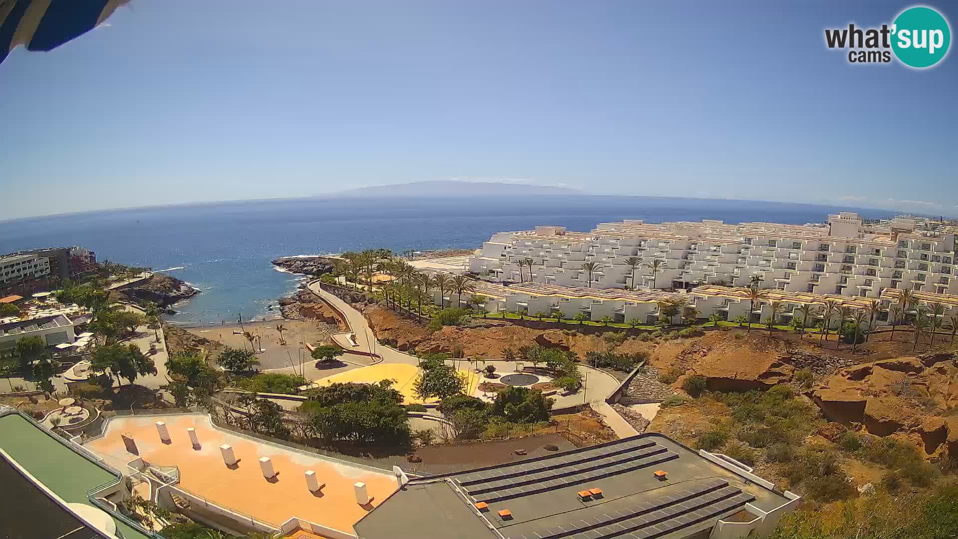 Webcam live spiaggia Las Galgas – Playa Paraiso – Isola La Gomera – Costa Adeje – Tenerife