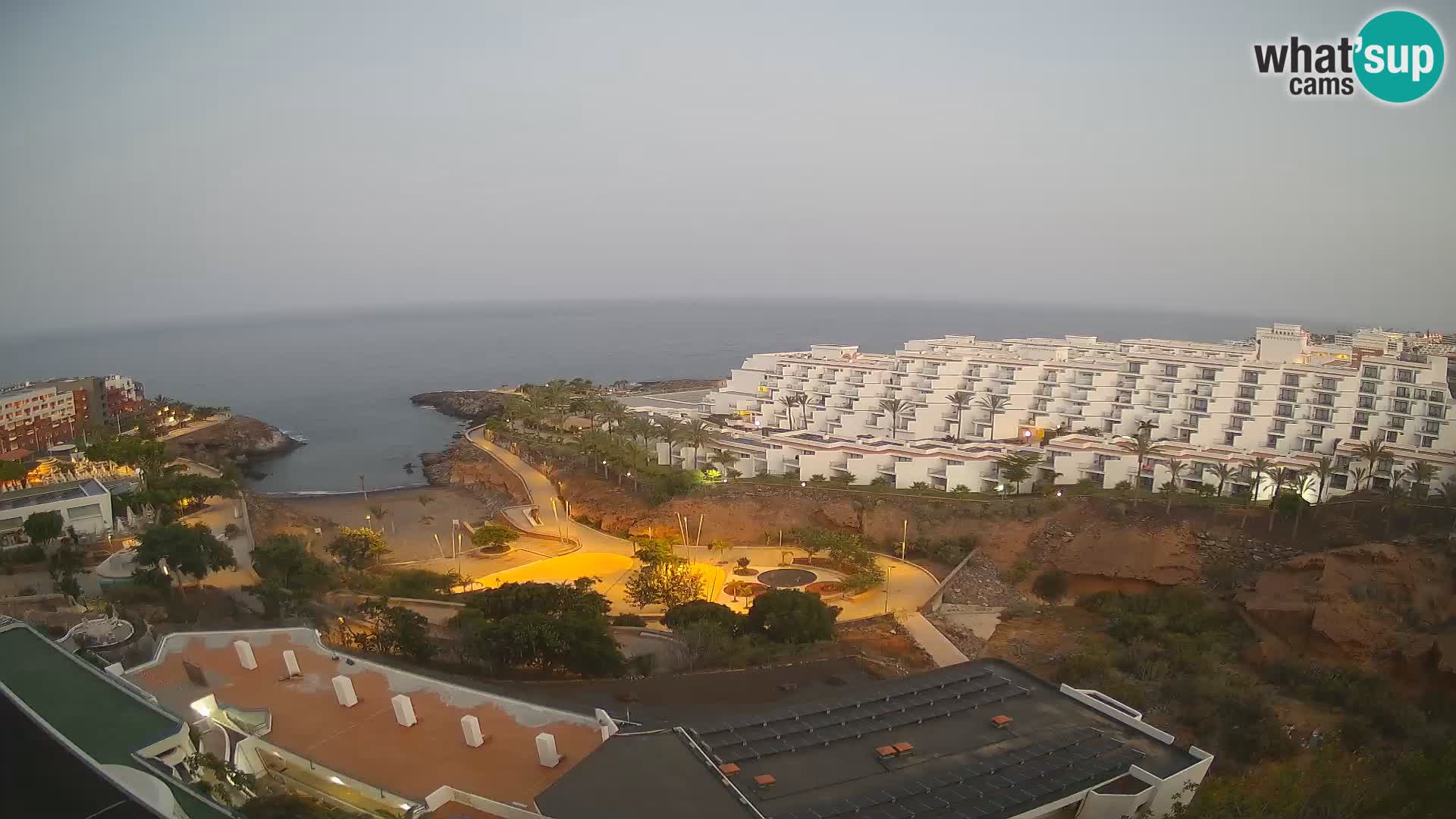 Live webcam Playa de Las Galgas – Playa Paraiso – La Gomera island – Adeje – Tenerife
