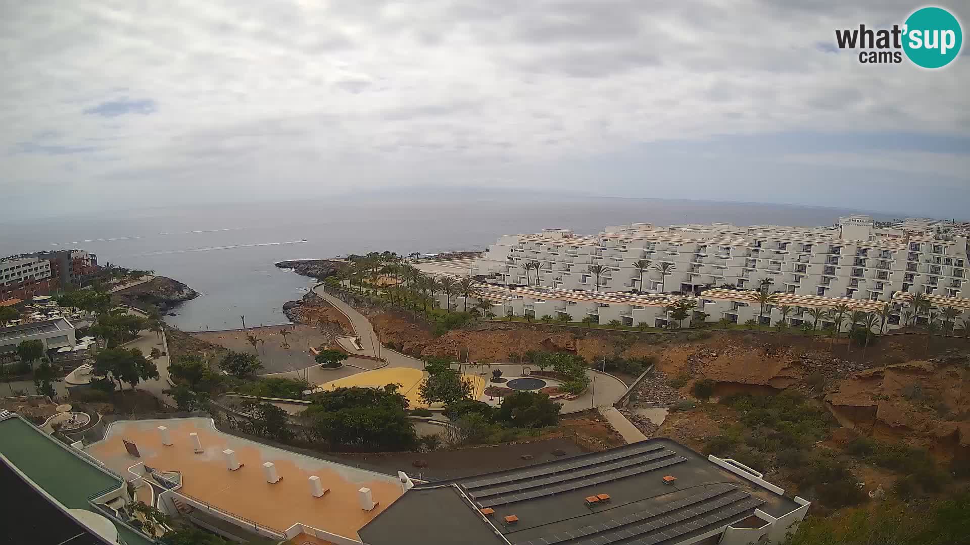 Live webcam Playa de Las Galgas – Playa Paraiso – La Gomera island – Adeje – Tenerife
