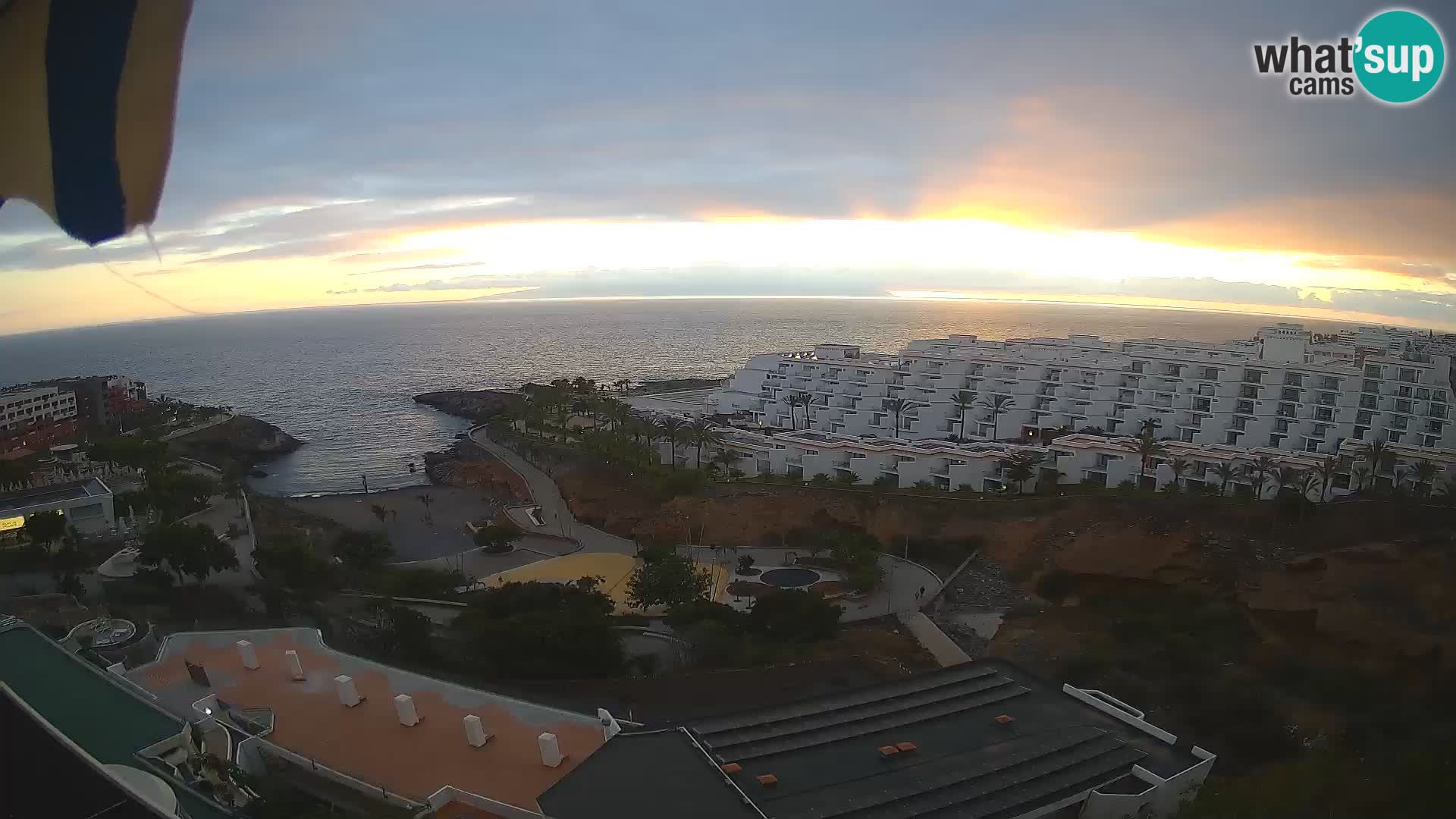 Webcam live spiaggia Las Galgas – Playa Paraiso – Isola La Gomera – Costa Adeje – Tenerife
