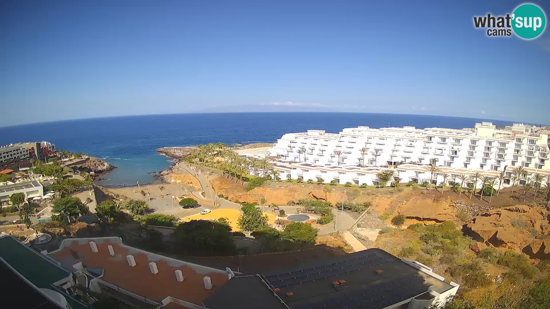 Web kamera uživo Playa de Las Galgas – Playa Paraiso – otok La Gomera – Costa Adeje – Tenerife