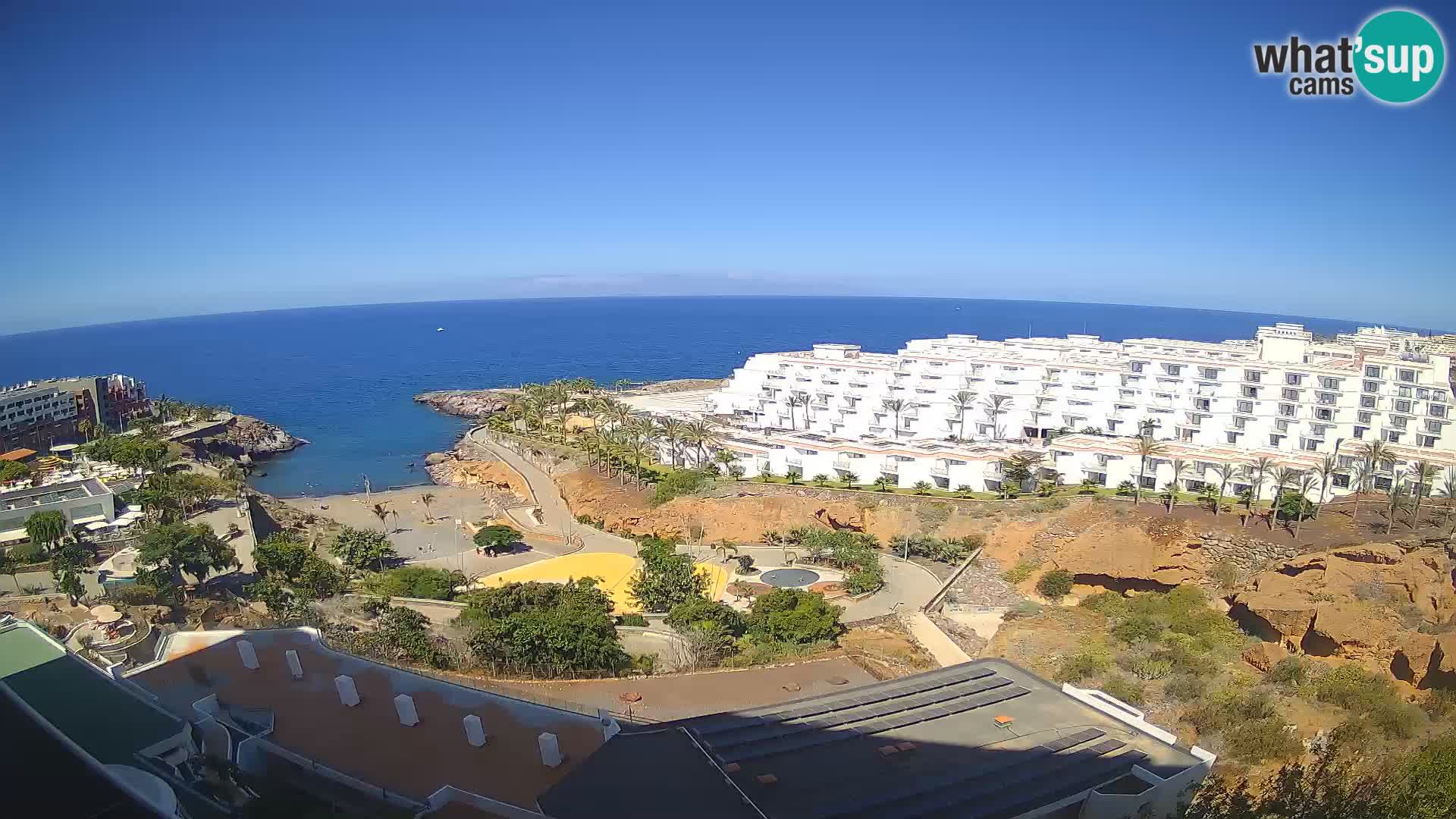 Web kamera uživo Playa de Las Galgas – Playa Paraiso – otok La Gomera – Costa Adeje – Tenerife