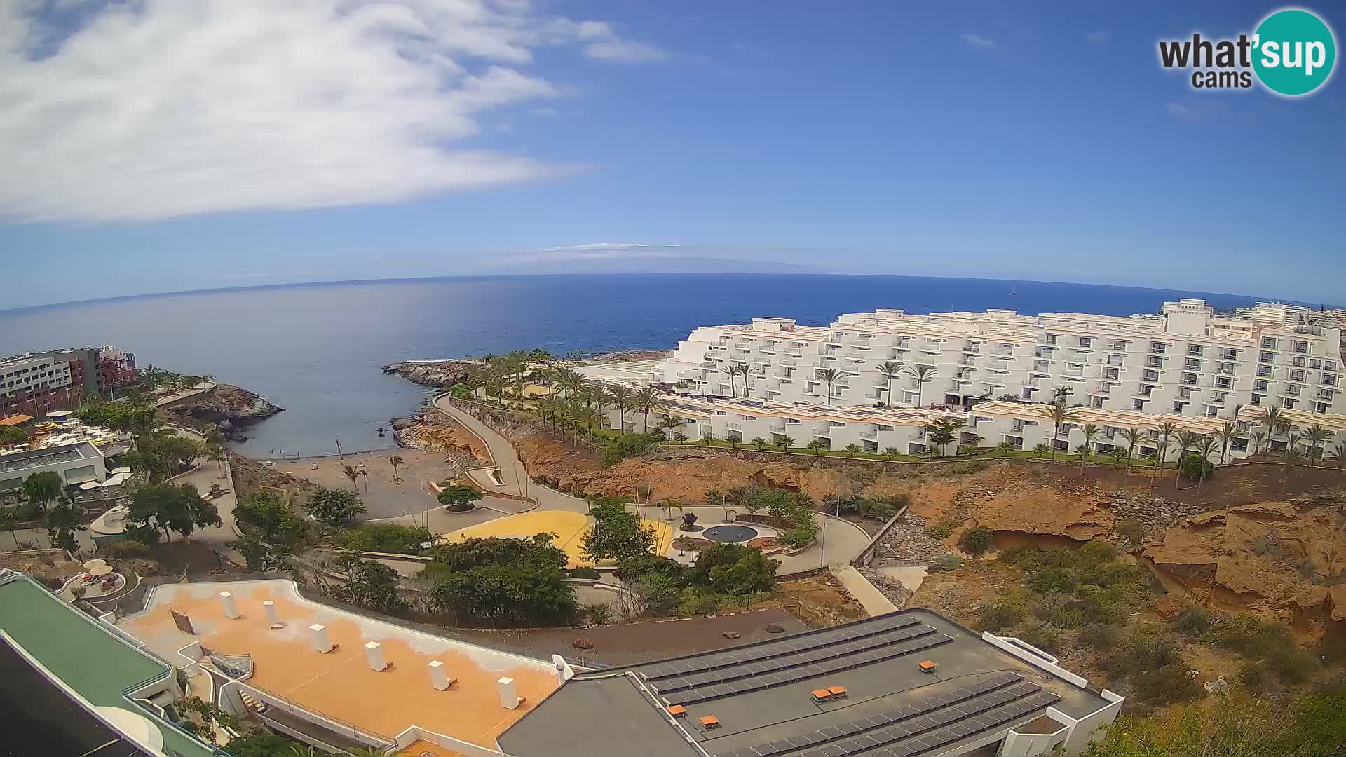 Webcam live spiaggia Las Galgas – Playa Paraiso – Isola La Gomera – Costa Adeje – Tenerife