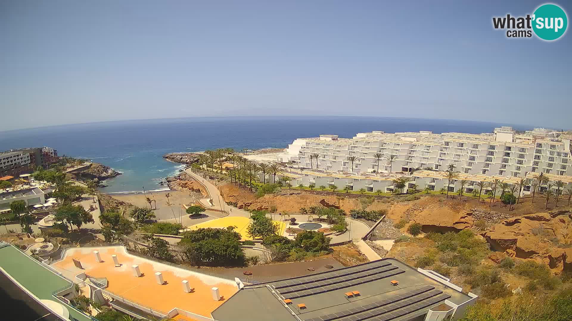 Web kamera uživo Playa de Las Galgas – Playa Paraiso – otok La Gomera – Costa Adeje – Tenerife
