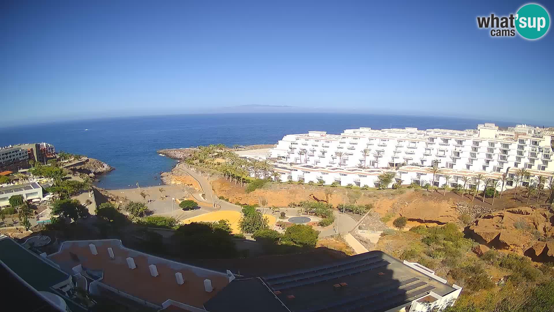 Webcam live spiaggia Las Galgas – Playa Paraiso – Isola La Gomera – Costa Adeje – Tenerife