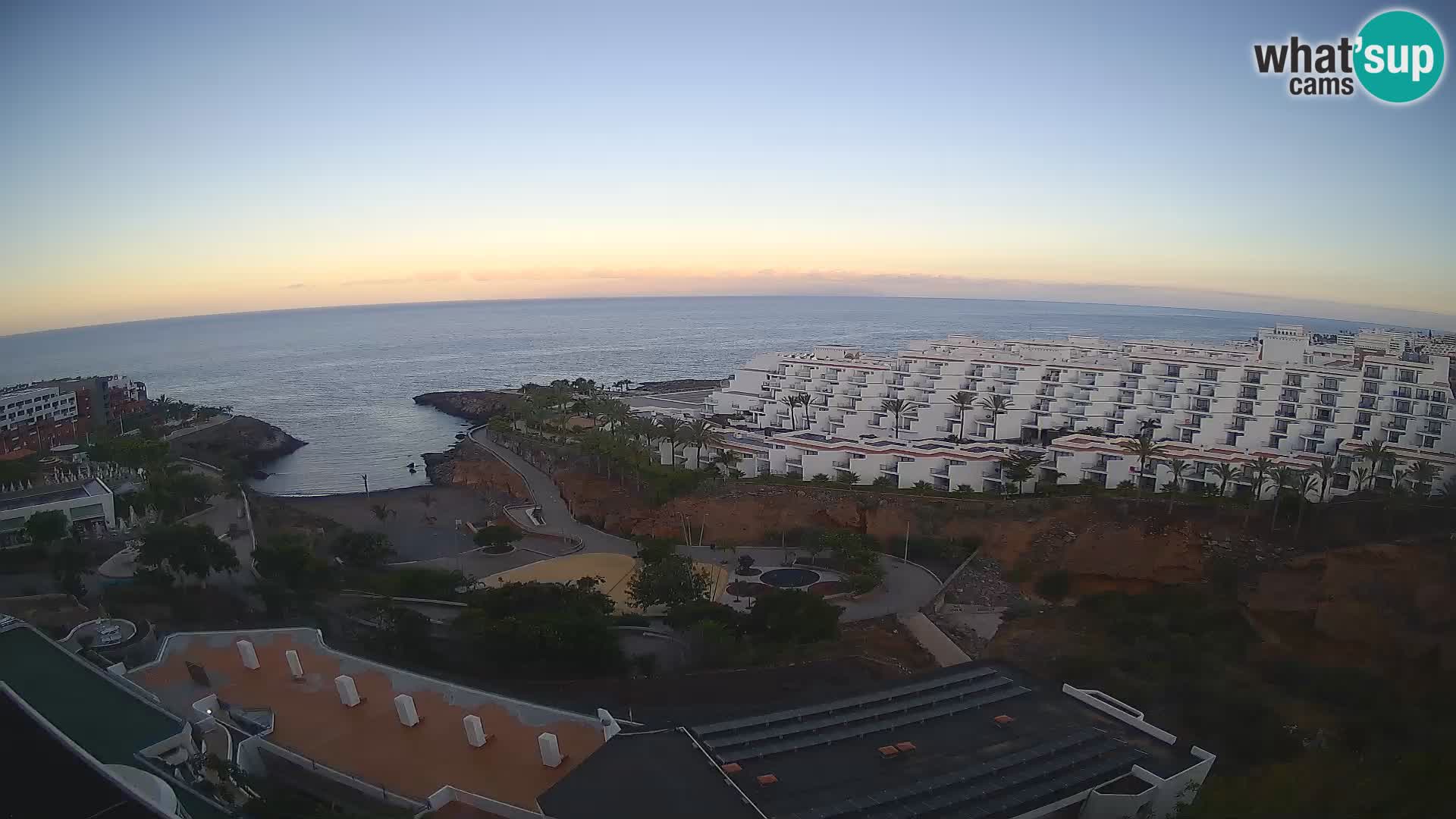 Live webcam Playa de Las Galgas – Playa Paraiso – La Gomera island – Adeje – Tenerife