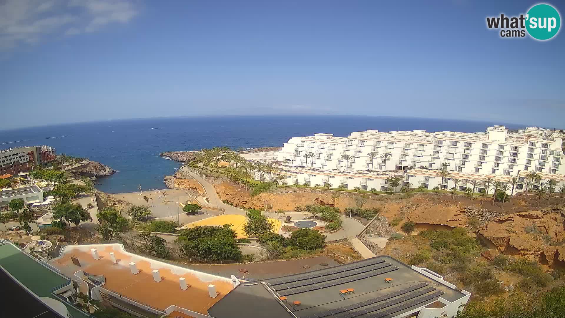 Webcam live spiaggia Las Galgas – Playa Paraiso – Isola La Gomera – Costa Adeje – Tenerife