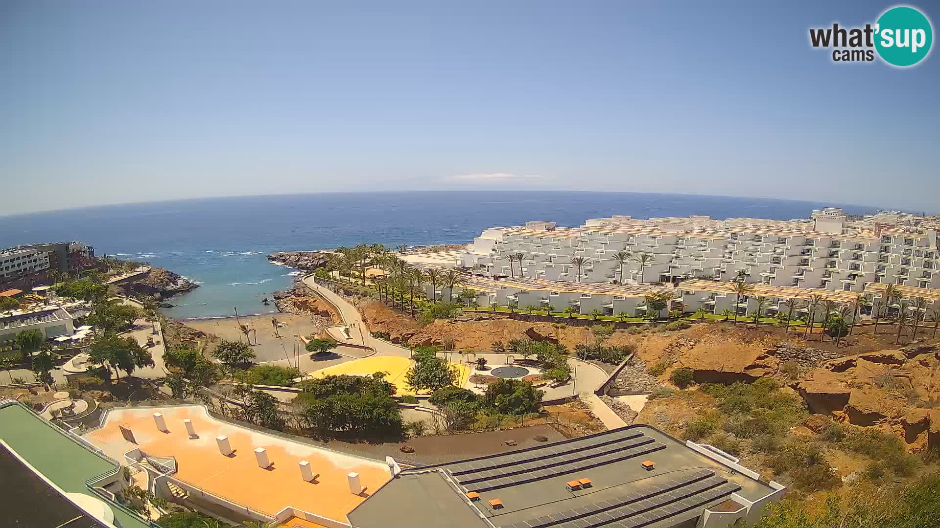 Webcam live spiaggia Las Galgas – Playa Paraiso – Isola La Gomera – Costa Adeje – Tenerife