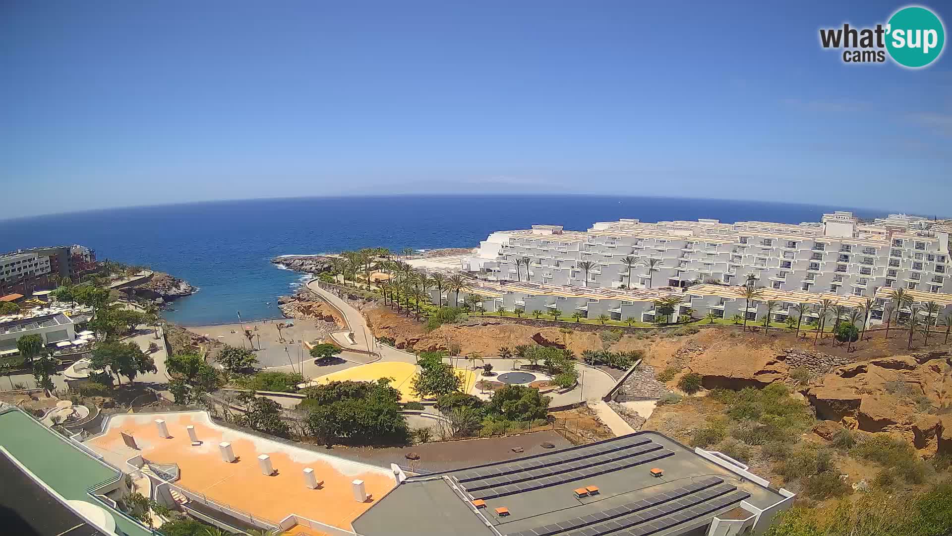 Webcam live spiaggia Las Galgas – Playa Paraiso – Isola La Gomera – Costa Adeje – Tenerife