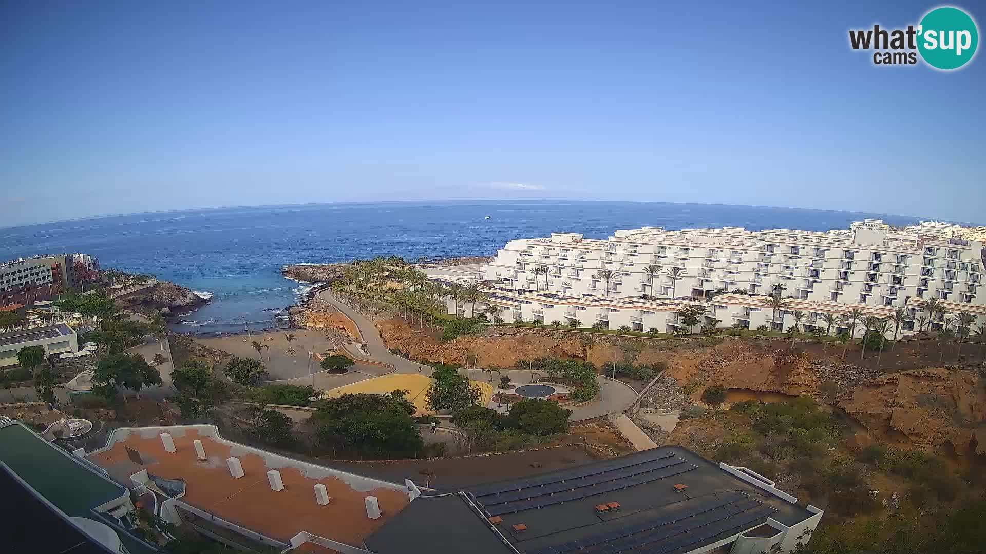 Webcam en vivo Playa de Las Galgas – Playa Paraíso – Isla de La Gomera – Costa Adeje – Tenerife
