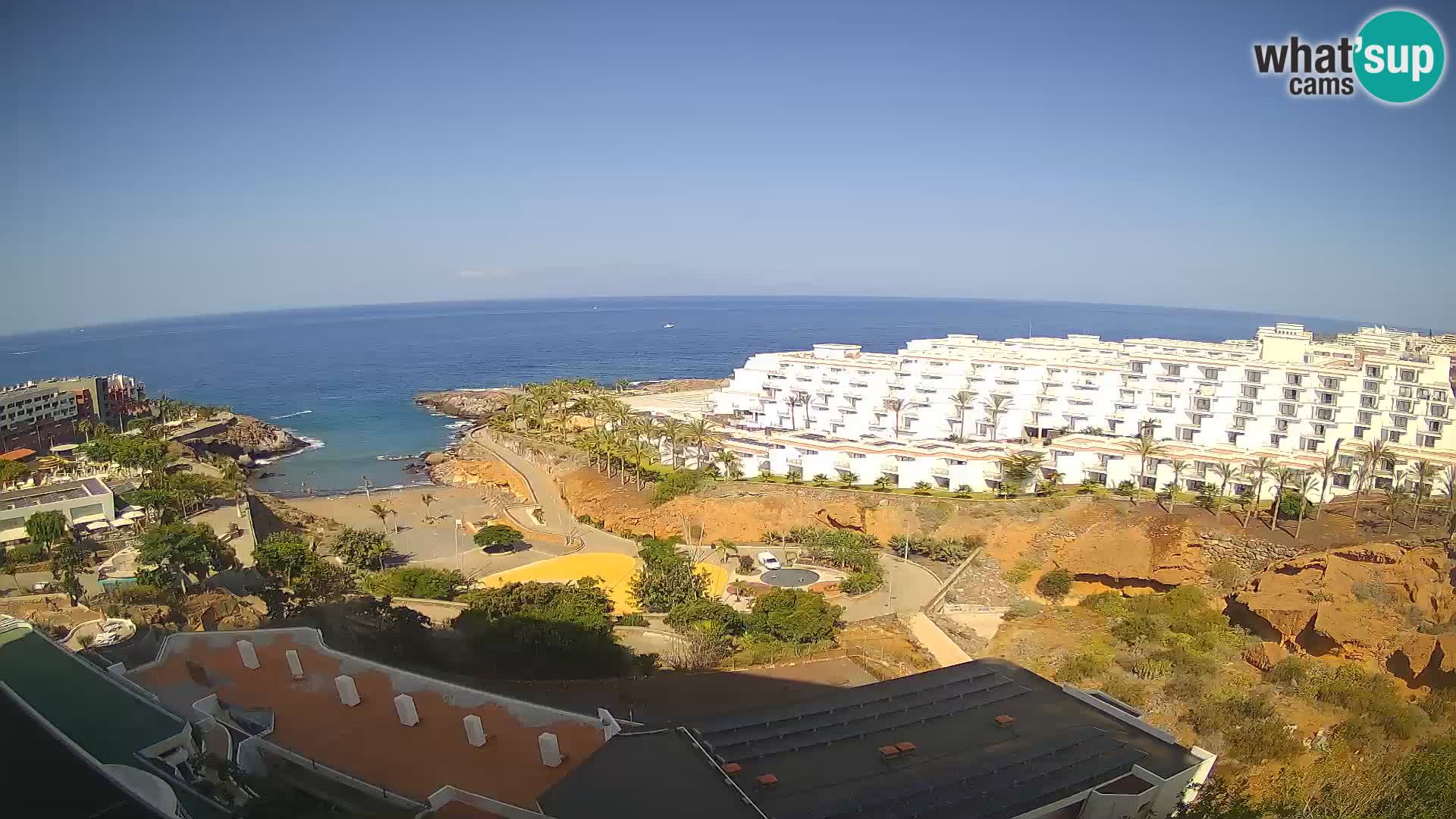 Web kamera uživo Playa de Las Galgas – Playa Paraiso – otok La Gomera – Costa Adeje – Tenerife