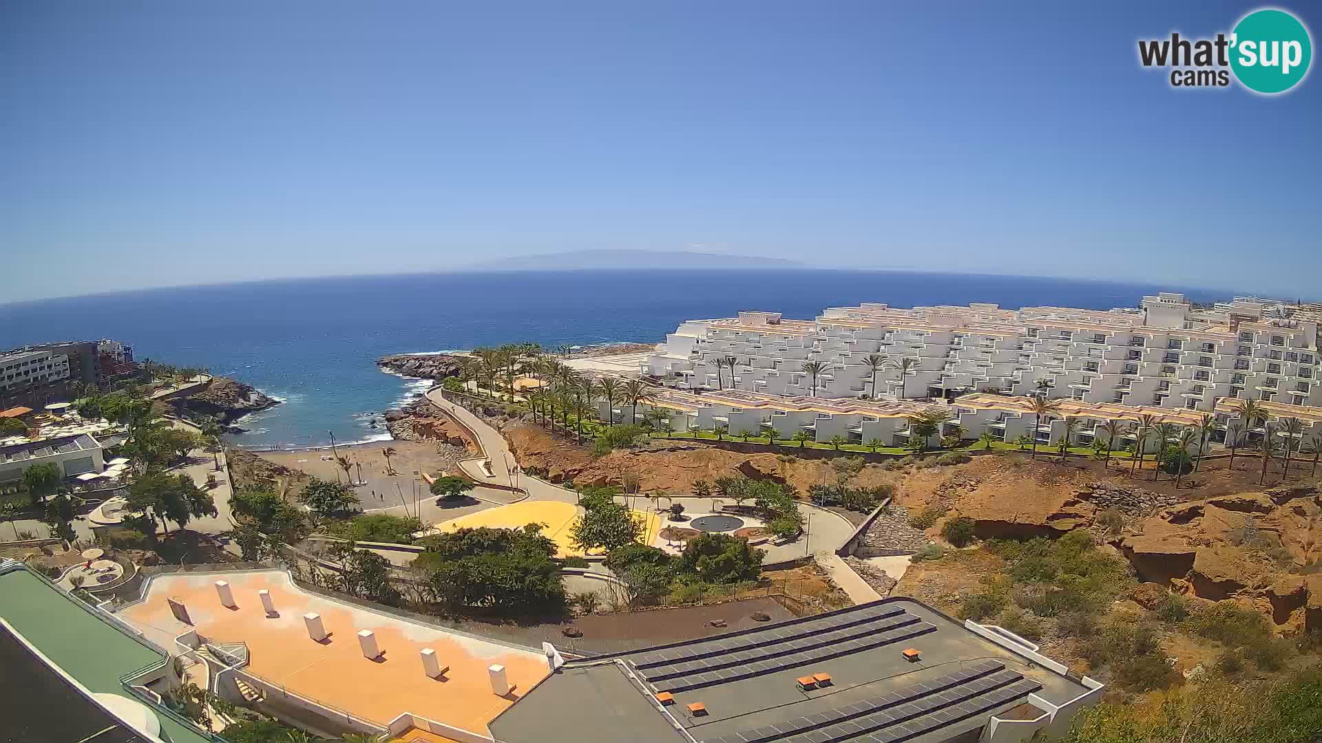 Webcam en direct Playa de Las Galgas – Playa Paraiso – île de La Gomera – Costa Adeje – Tenerife