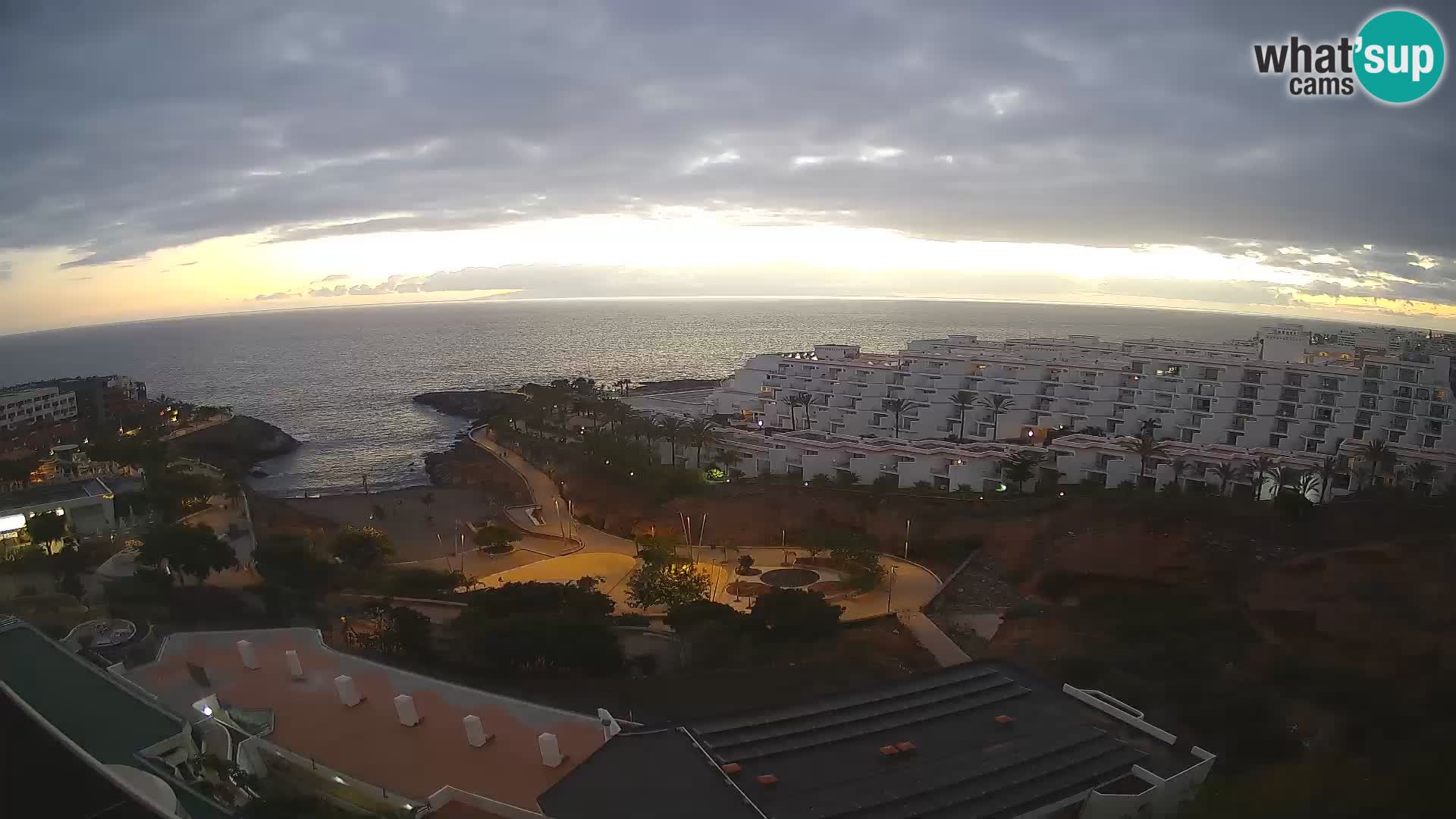 Live webcam Playa de Las Galgas – Playa Paraiso – La Gomera island – Adeje – Tenerife