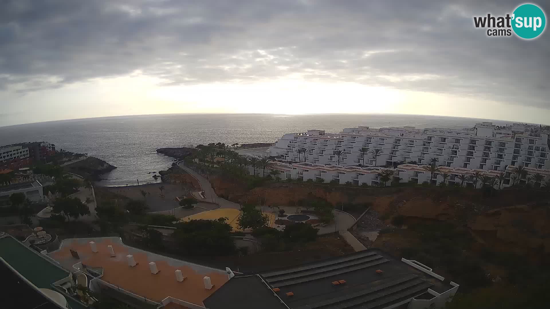 Live webcam Playa de Las Galgas – Playa Paraiso – La Gomera island – Adeje – Tenerife